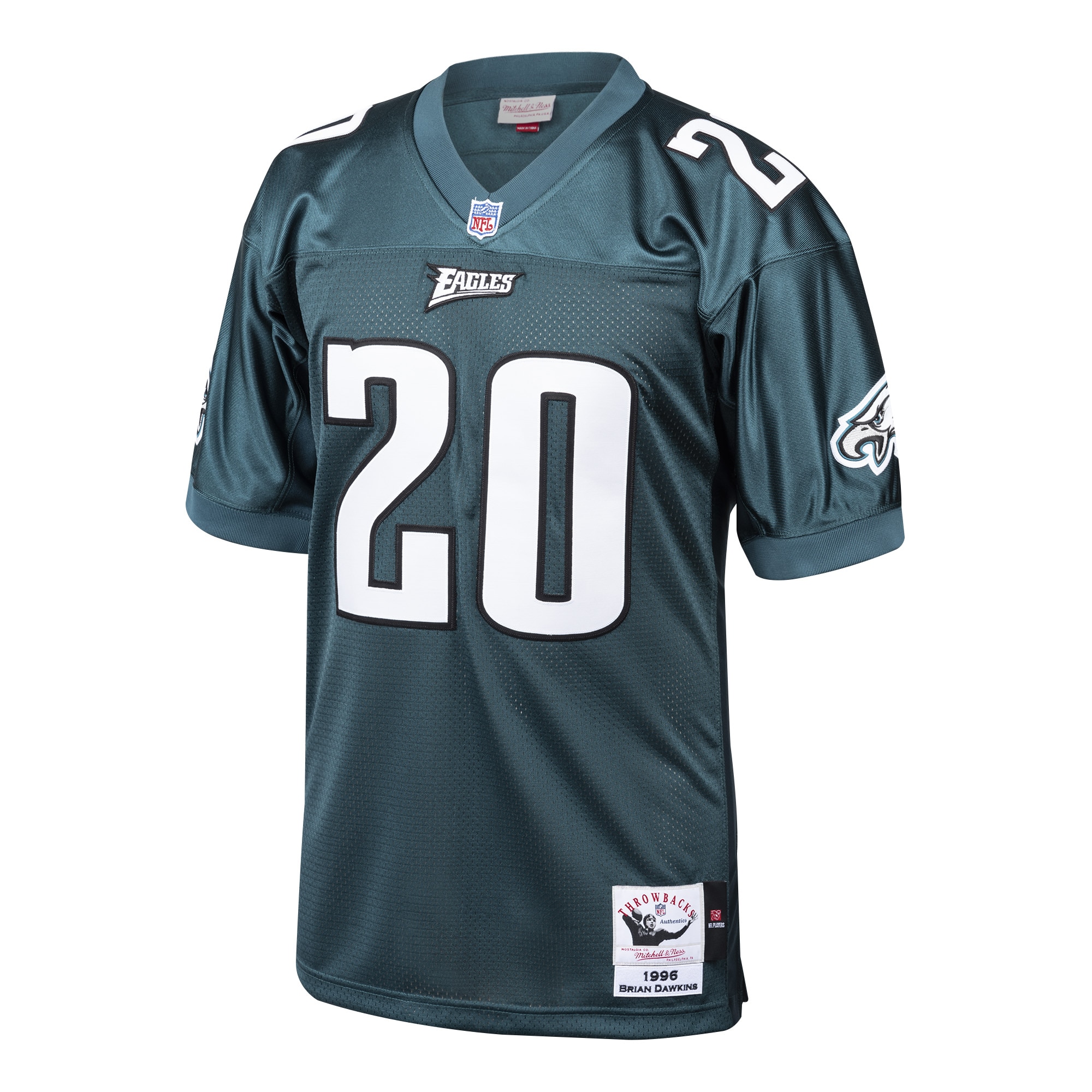 Brian Dawkins Philadelphia Eagles 1996 Mitchell & Ness Authentic Throwback Retired Player Jersey - Green