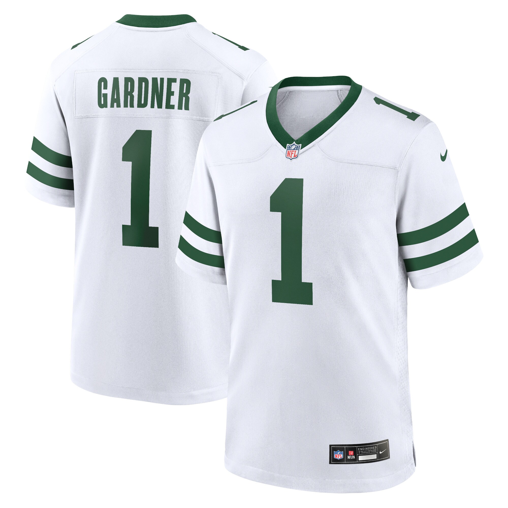 Ahmad Sauce Gardner New York Jets  Game Jersey - Legacy White