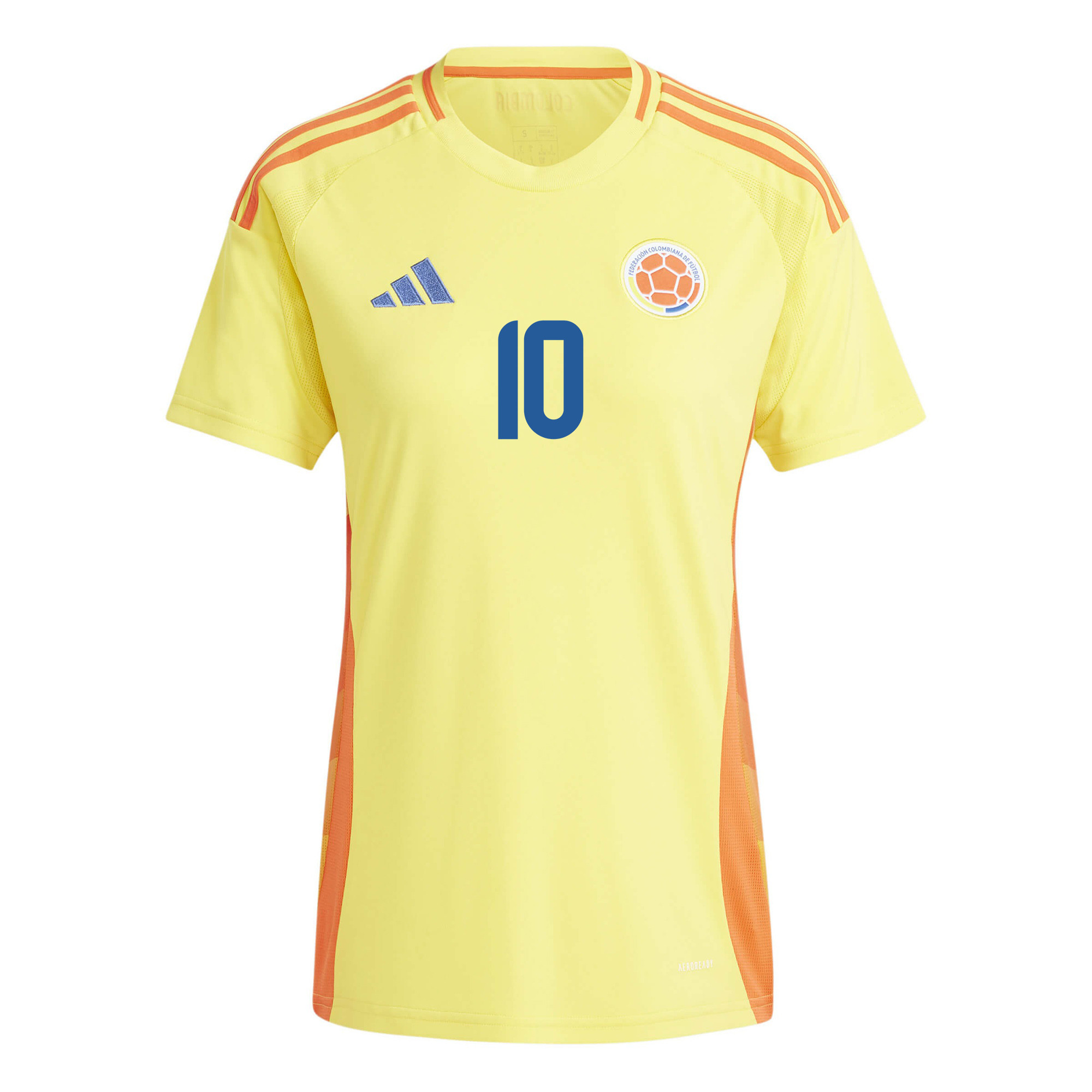James Rodríguez 10 Colombia National Team 2024/25 Home Women Jersey - Yellow