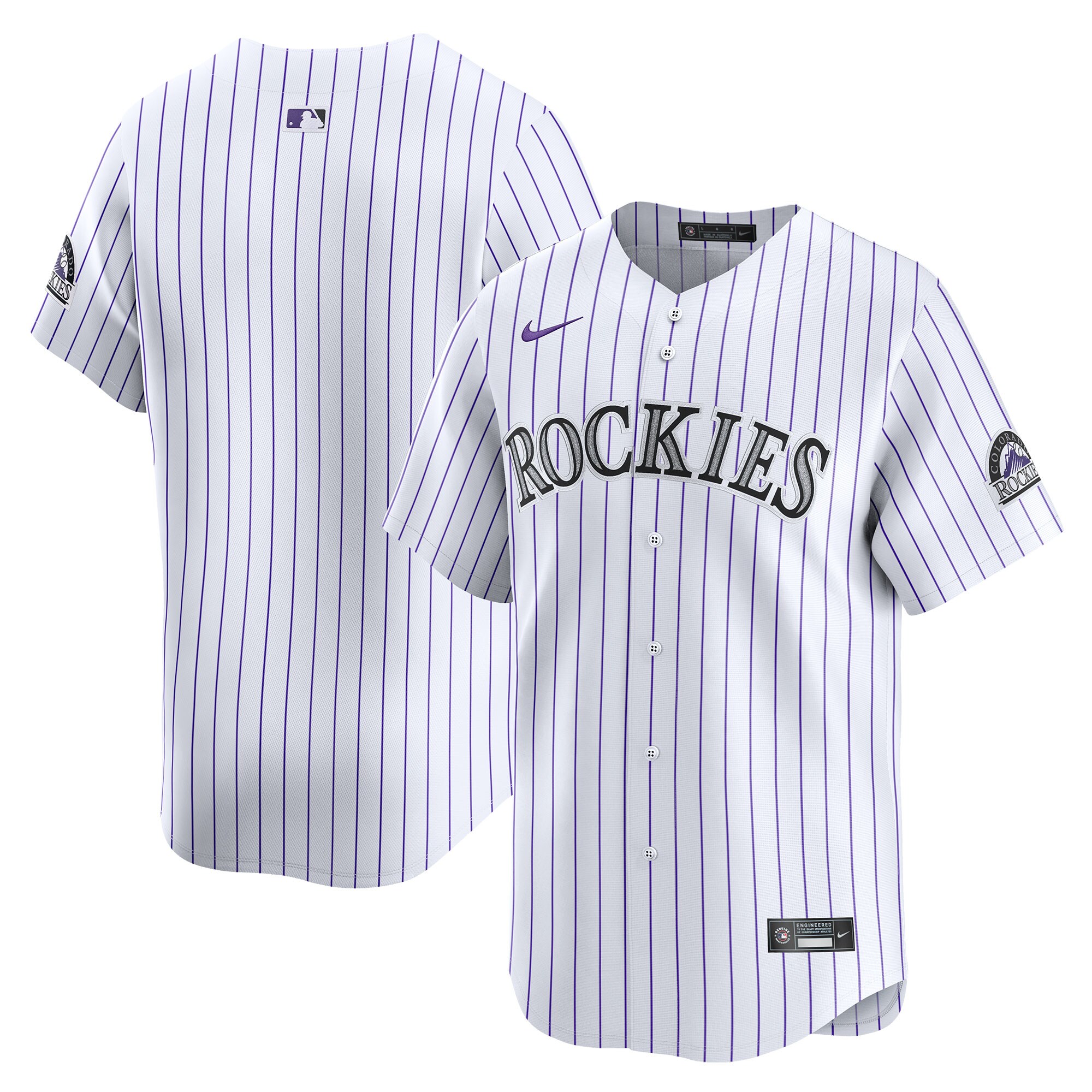 Colorado Rockies  Home Limited Jersey - White