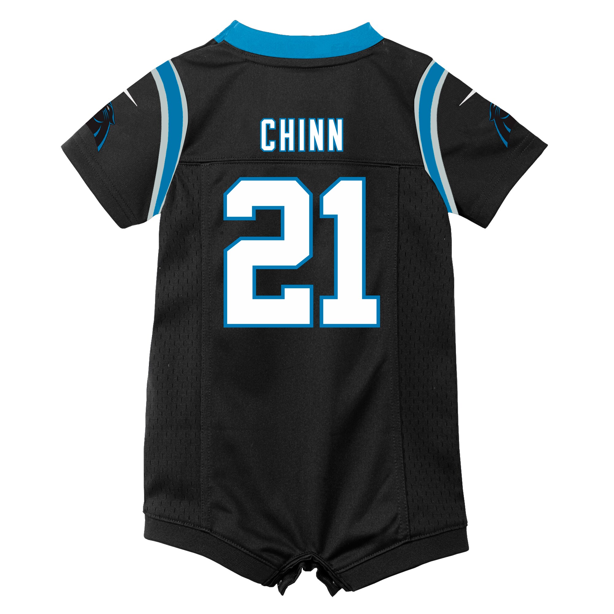 Jeremy Chinn Carolina Panthers  Newborn Romper Game Jersey - Black
