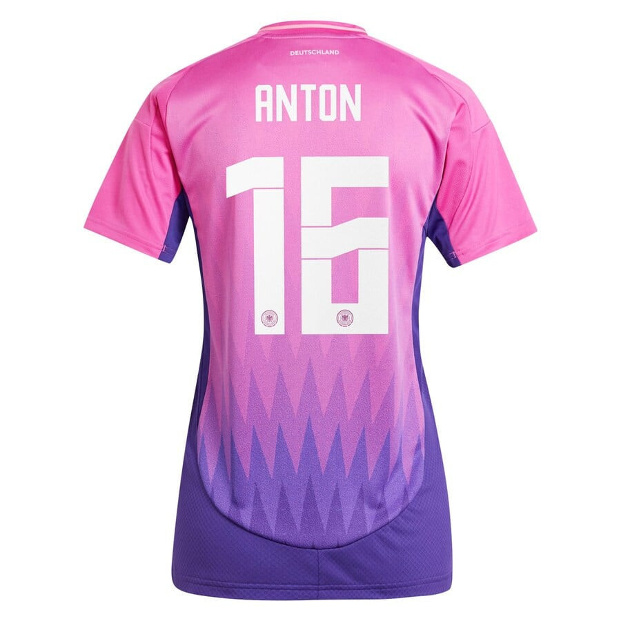 Waldemar Anton 16 Germany National Team 2024 Away Women Jersey - Pink