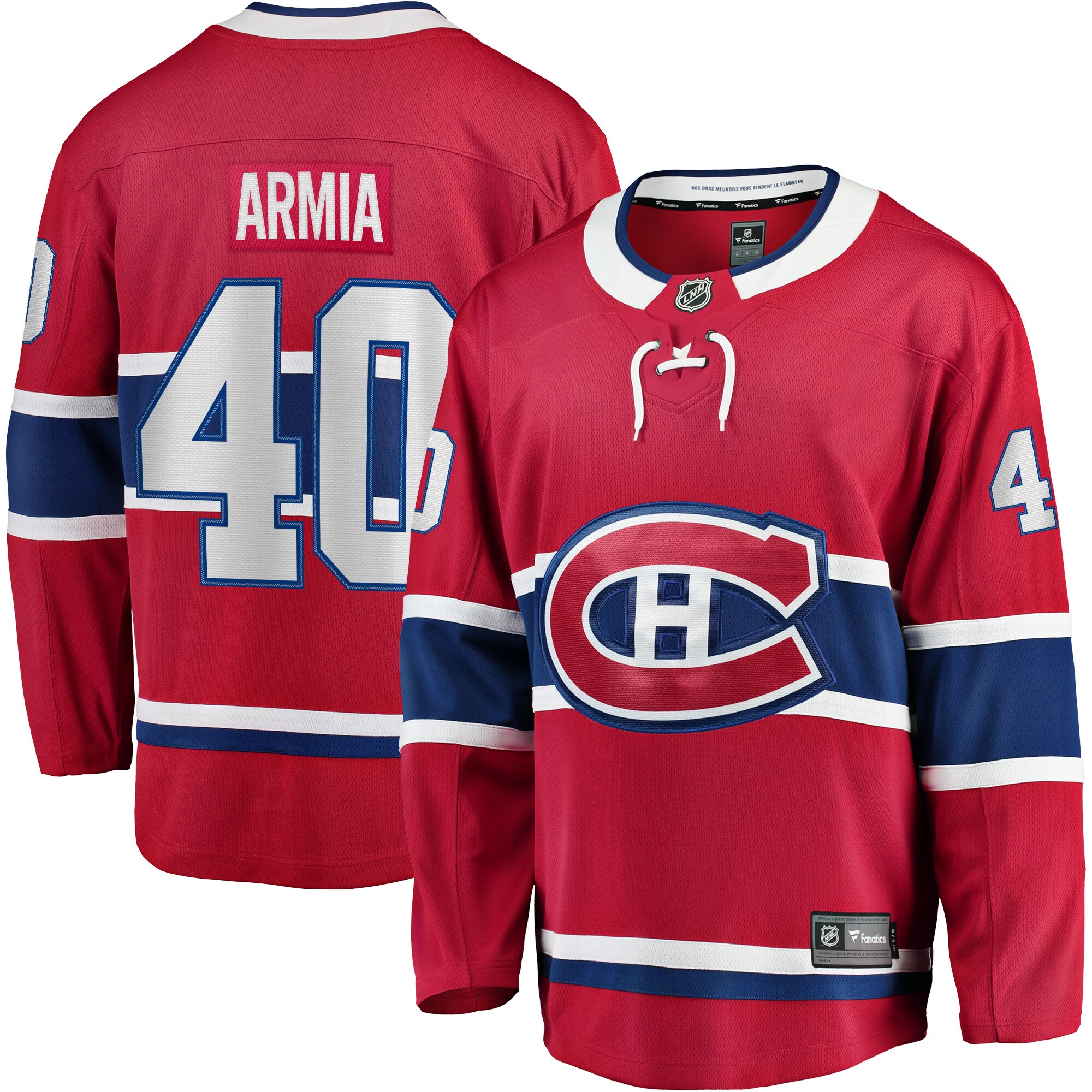 Joel Armia Montreal Canadiens Fanatics Home Breakaway Player Jersey - Red