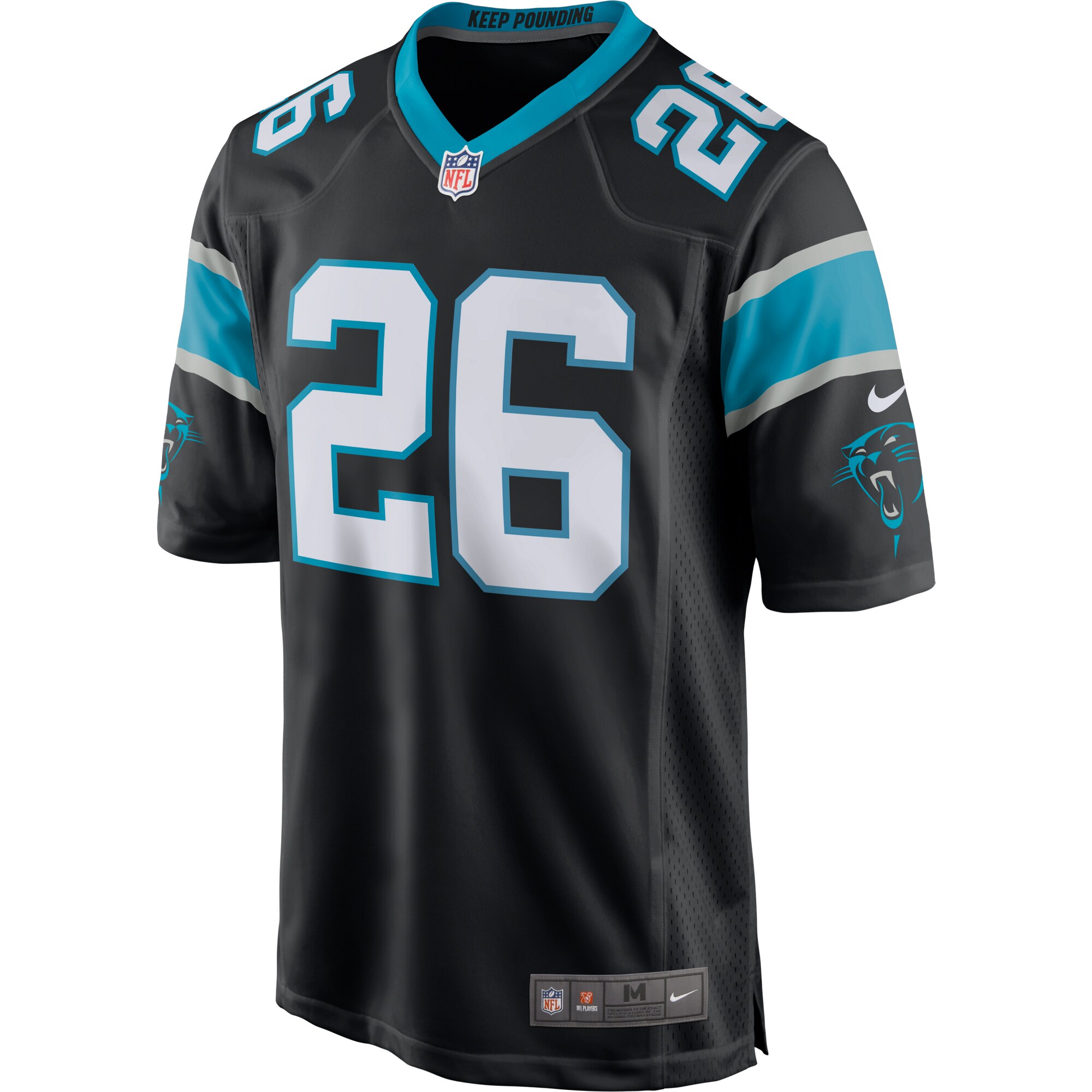 Donte Jackson Carolina Panthers  Game Jersey - Black