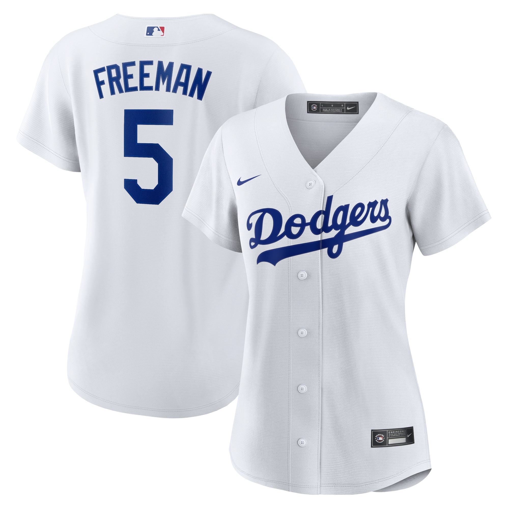 Freddie Freeman Los Angeles Dodgers  Women's Replica Player Jersey - White