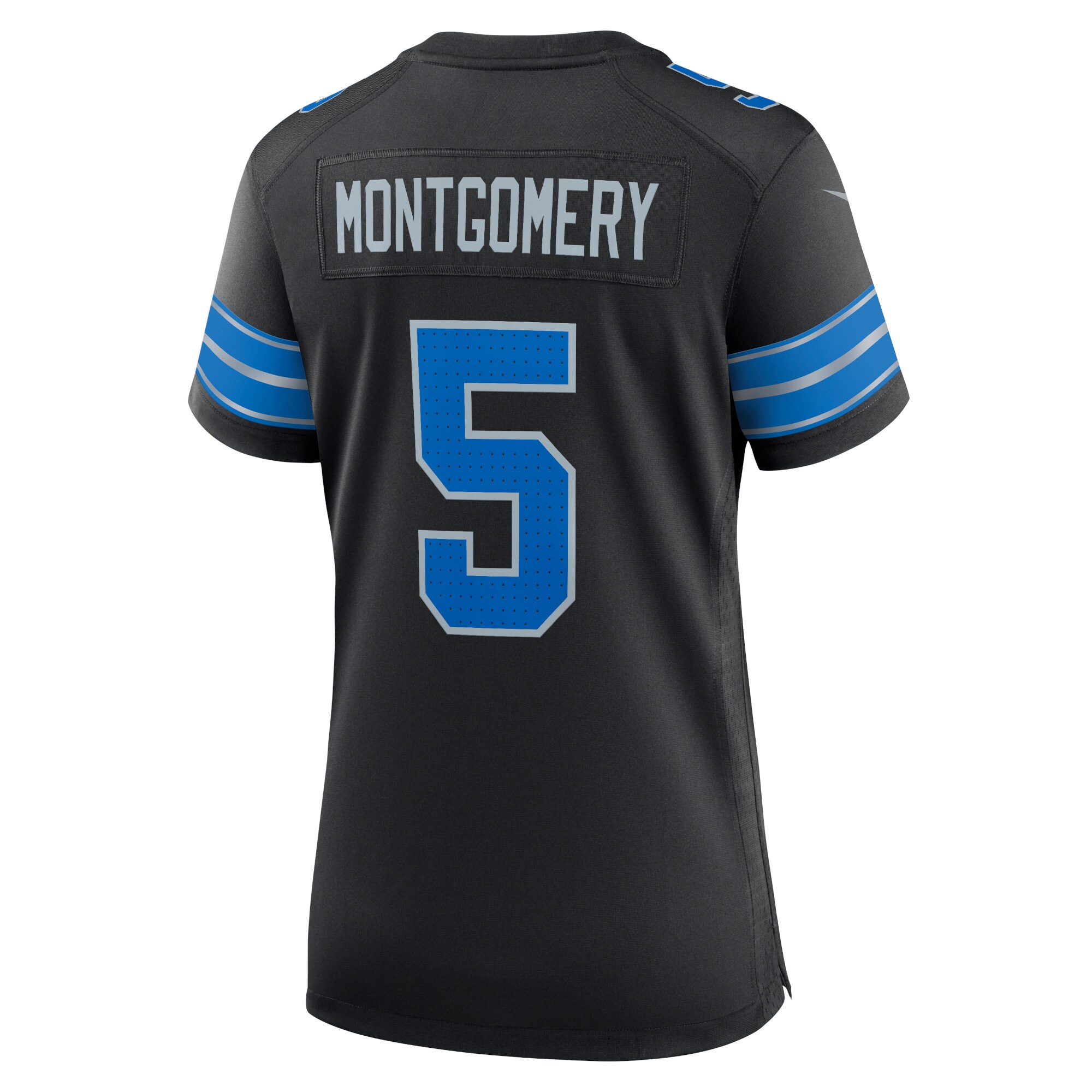 David Montgomery Detroit Lions  Women's 2nd Alternate Game Jersey - Black