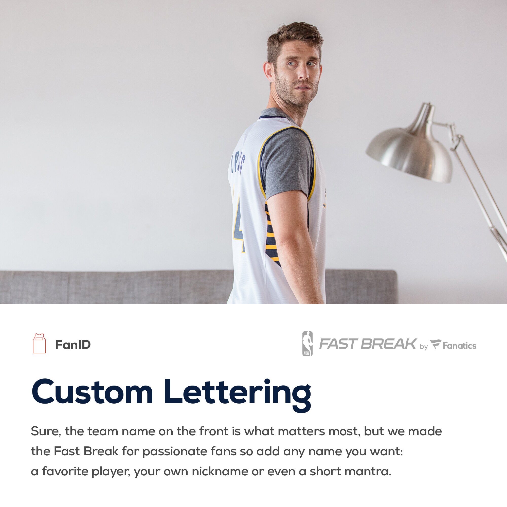 Indiana Pacers Fanatics Women's Fast Break Custom Jersey Navy - Icon Edition