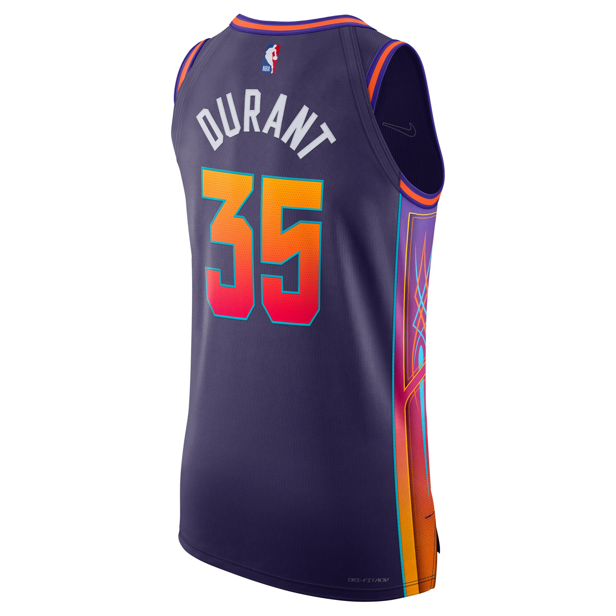 Kevin Durant Phoenix Suns  Authentic Jersey - City Edition - Purple