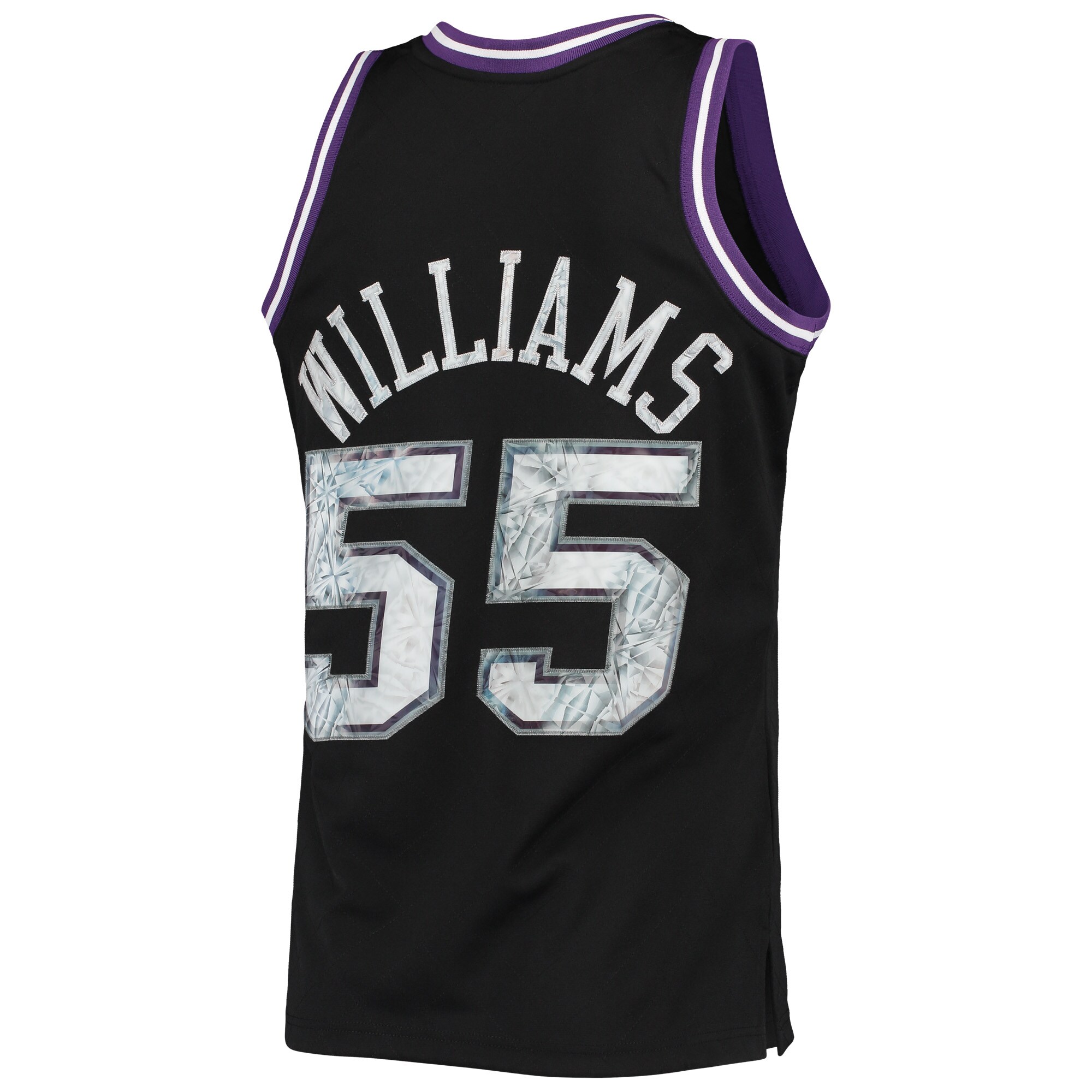 Jason Williams Sacramento Kings Mitchell & Ness 2000\/01 Hardwood Classics NBA 75th Anniversary Diamond Swingman Jersey - Black
