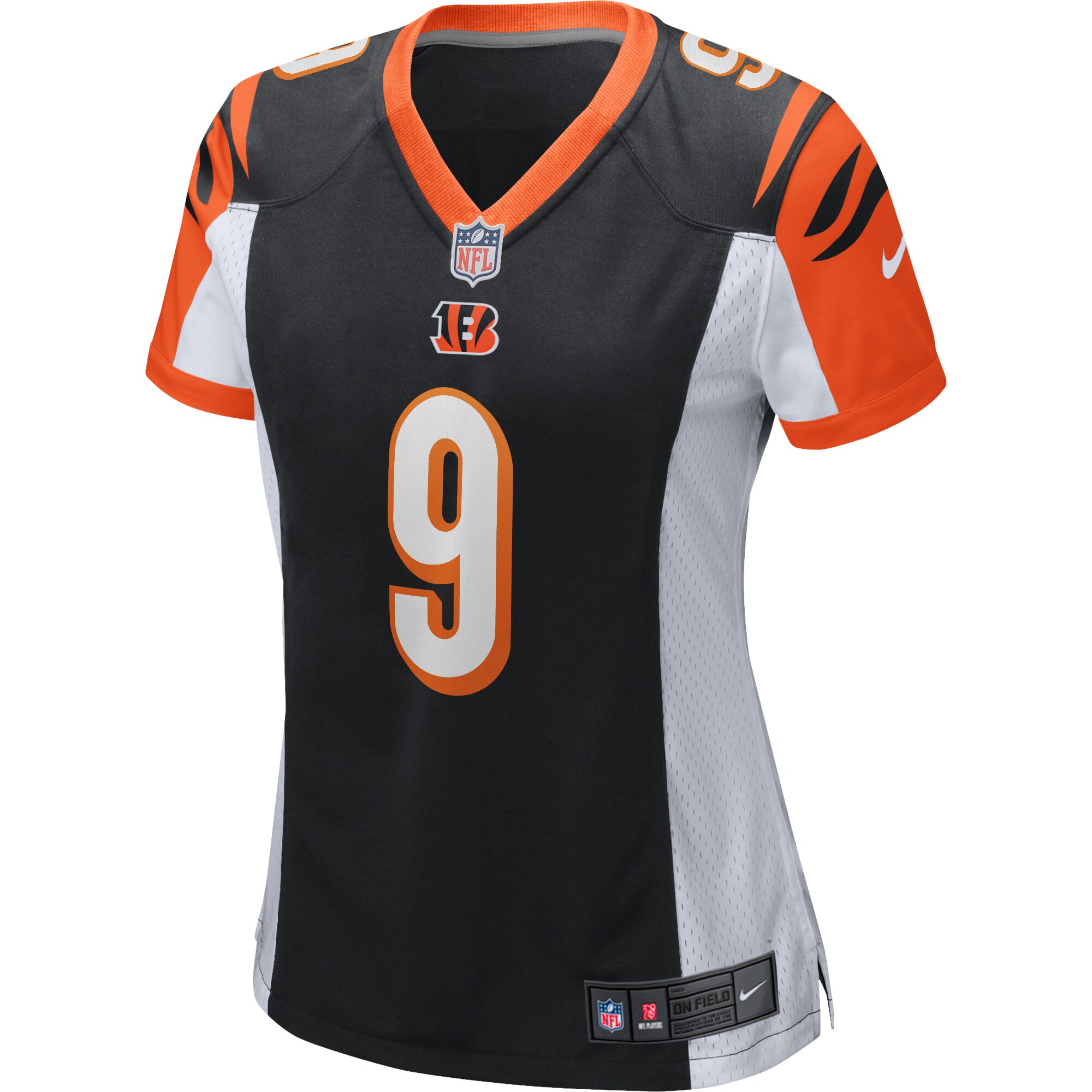 Joe Burrow Cincinnati Bengals  Women's Team Game Jersey - Black