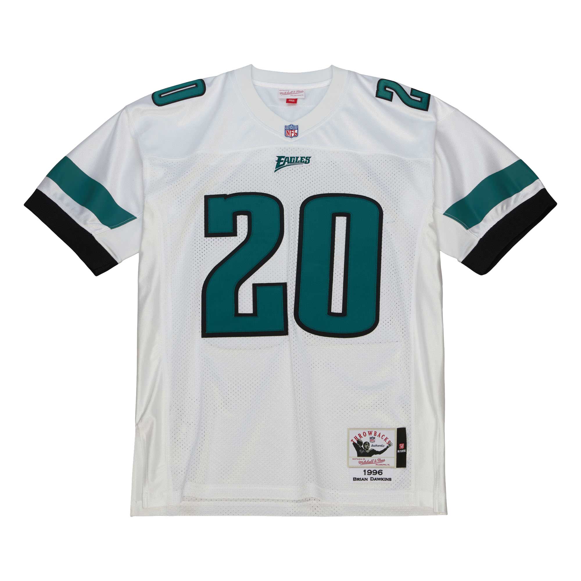 Brian Dawkins Philadelphia Eagles 1996 Mitchell & Ness Authentic Throwback Retired Player Jersey - White