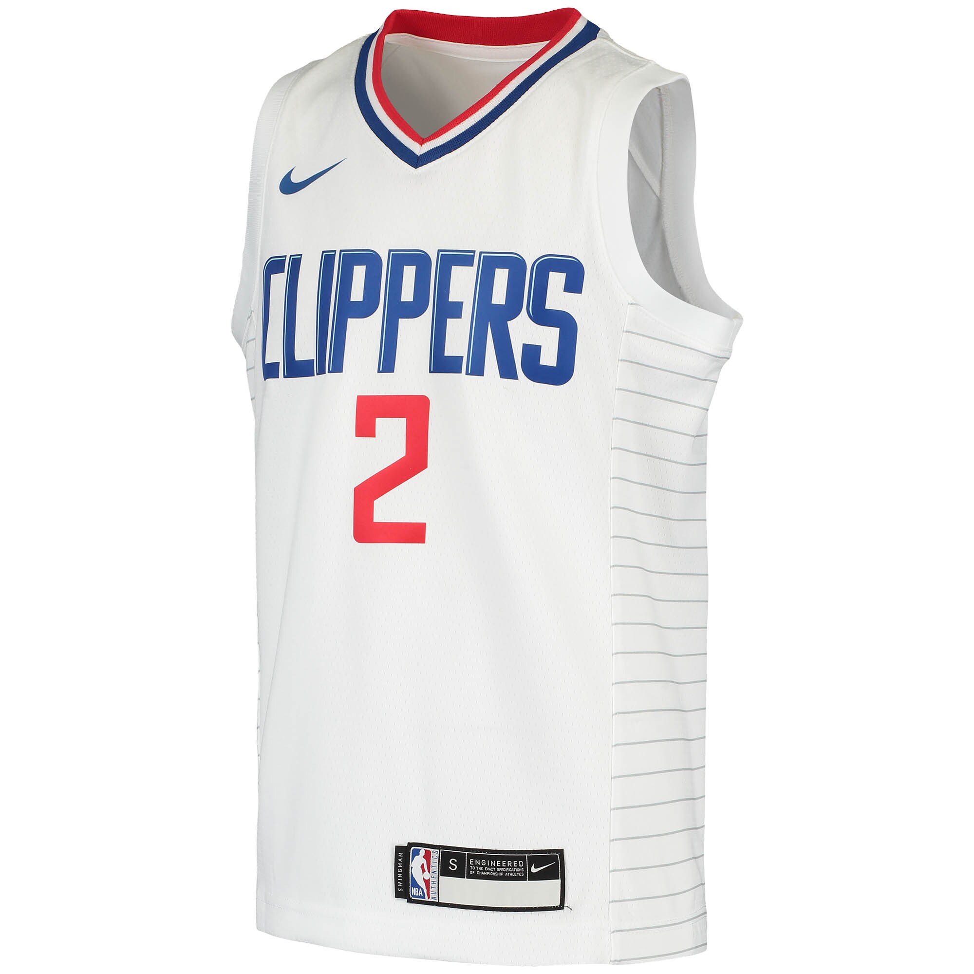 Kawhi Leonard LA Clippers  Youth 2020\/21 Swingman Jersey - Association Edition - White