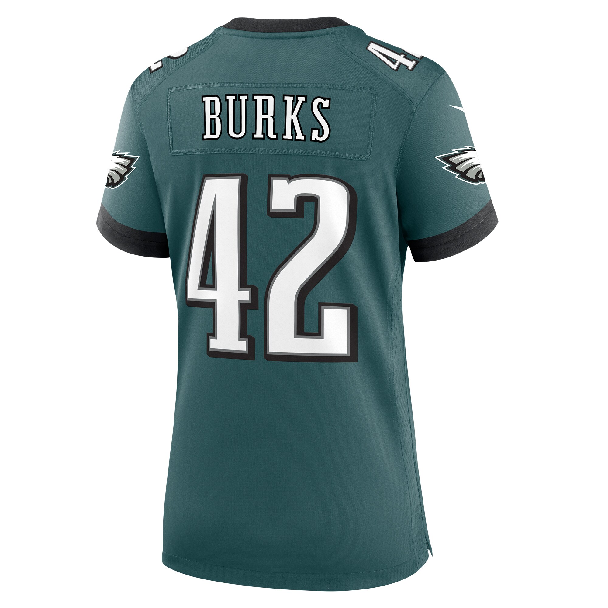 Oren Burks Philadelphia Eagles  Women's  Game Jersey - Midnight Green