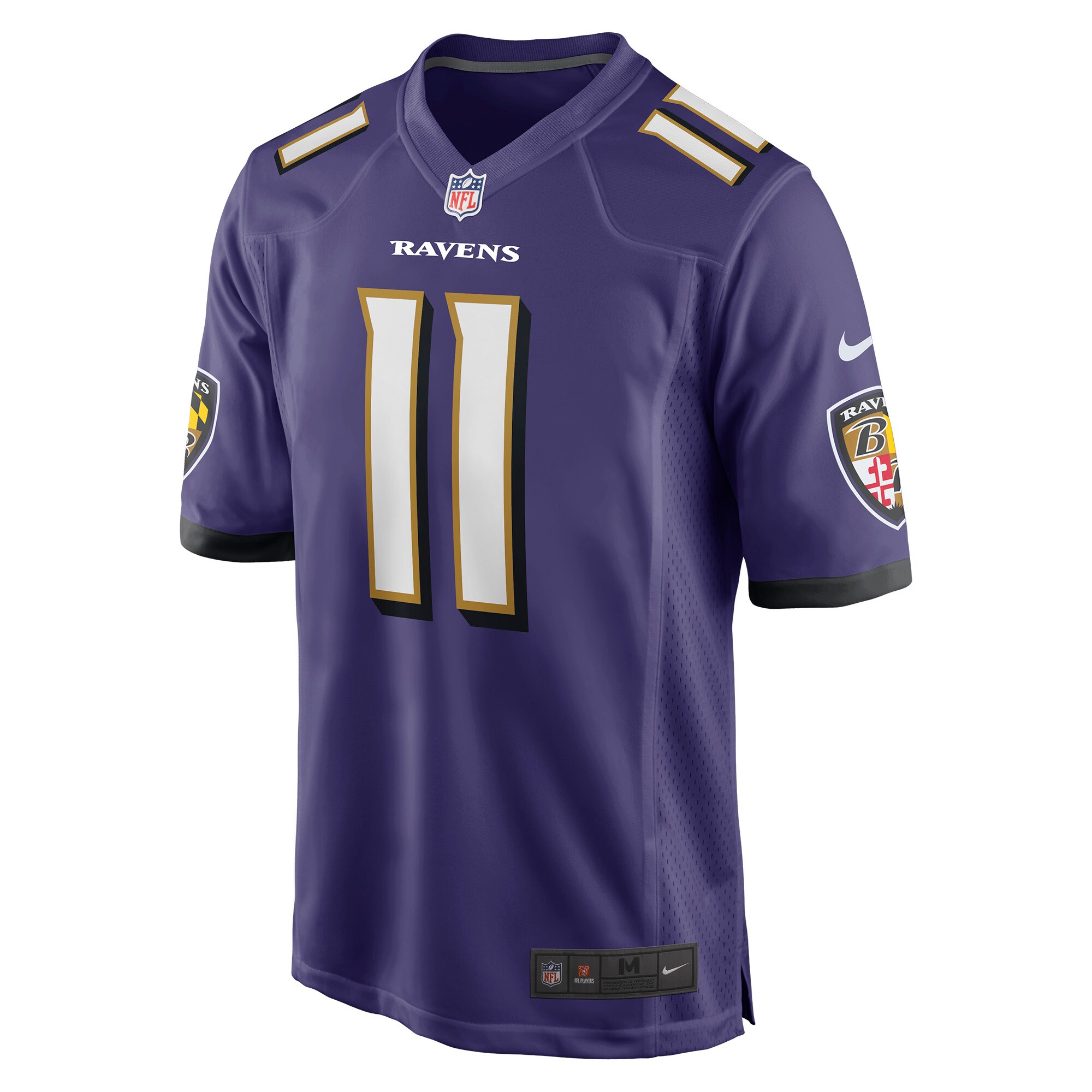 Jordan Stout Baltimore Ravens  Player Game Jersey - Purple
