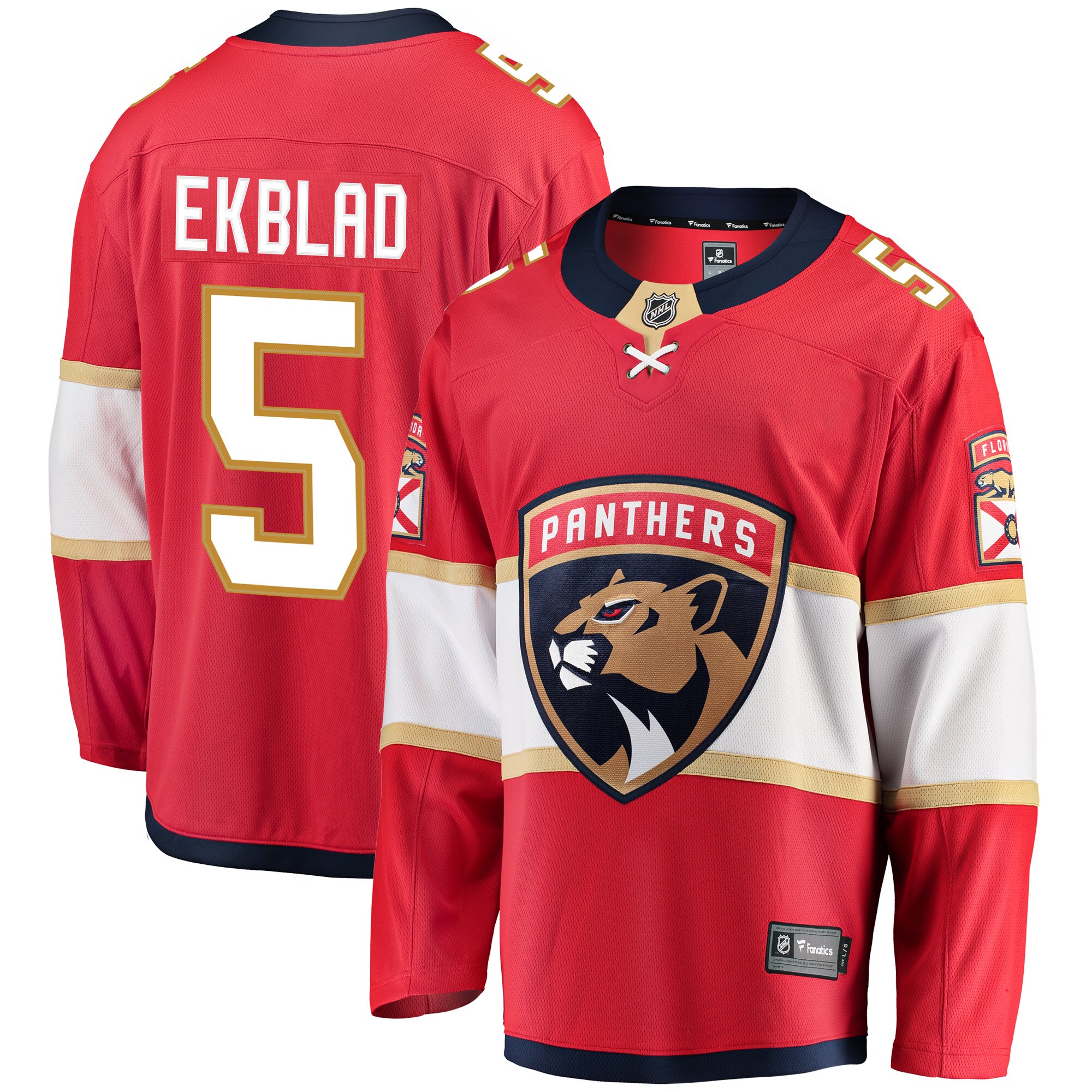 Aaron Ekblad Florida Panthers Fanatics Breakaway Player Jersey - Red