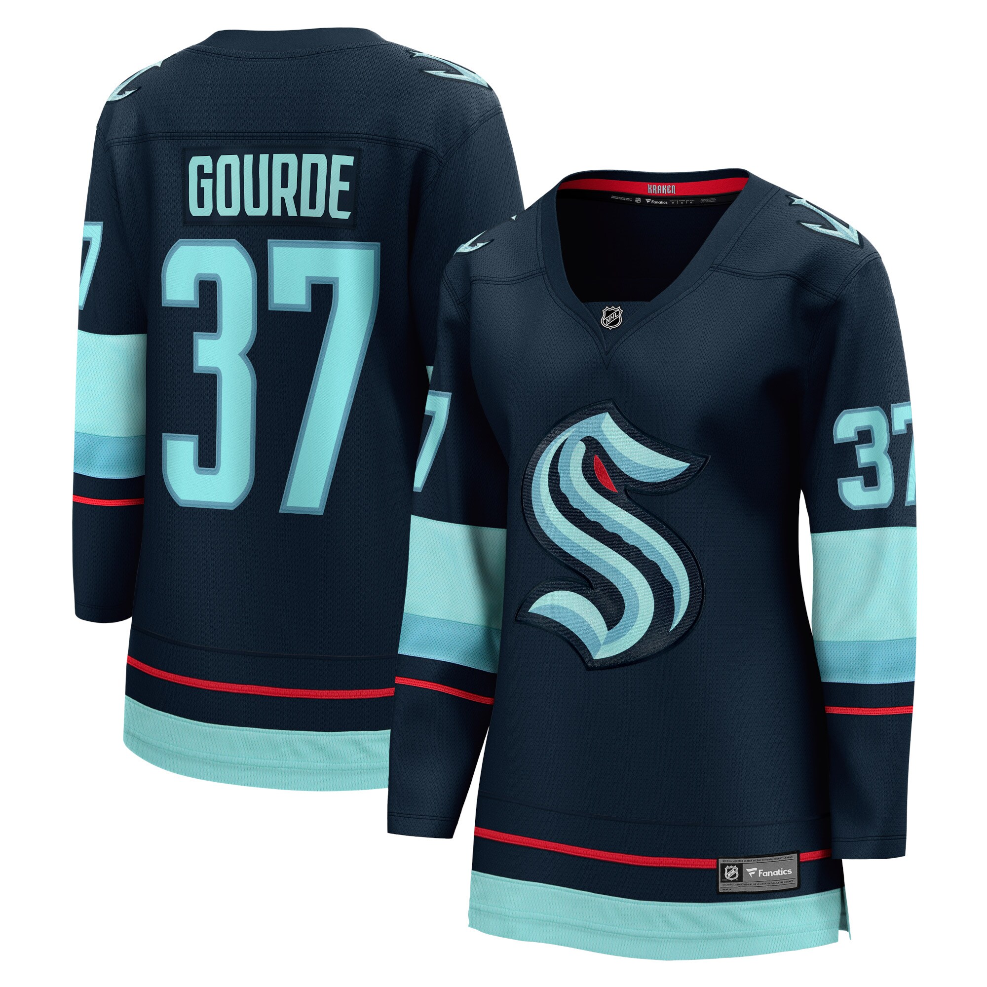 Yanni Gourde  Fanatics Women's Home Breakaway Player Jersey - Navy