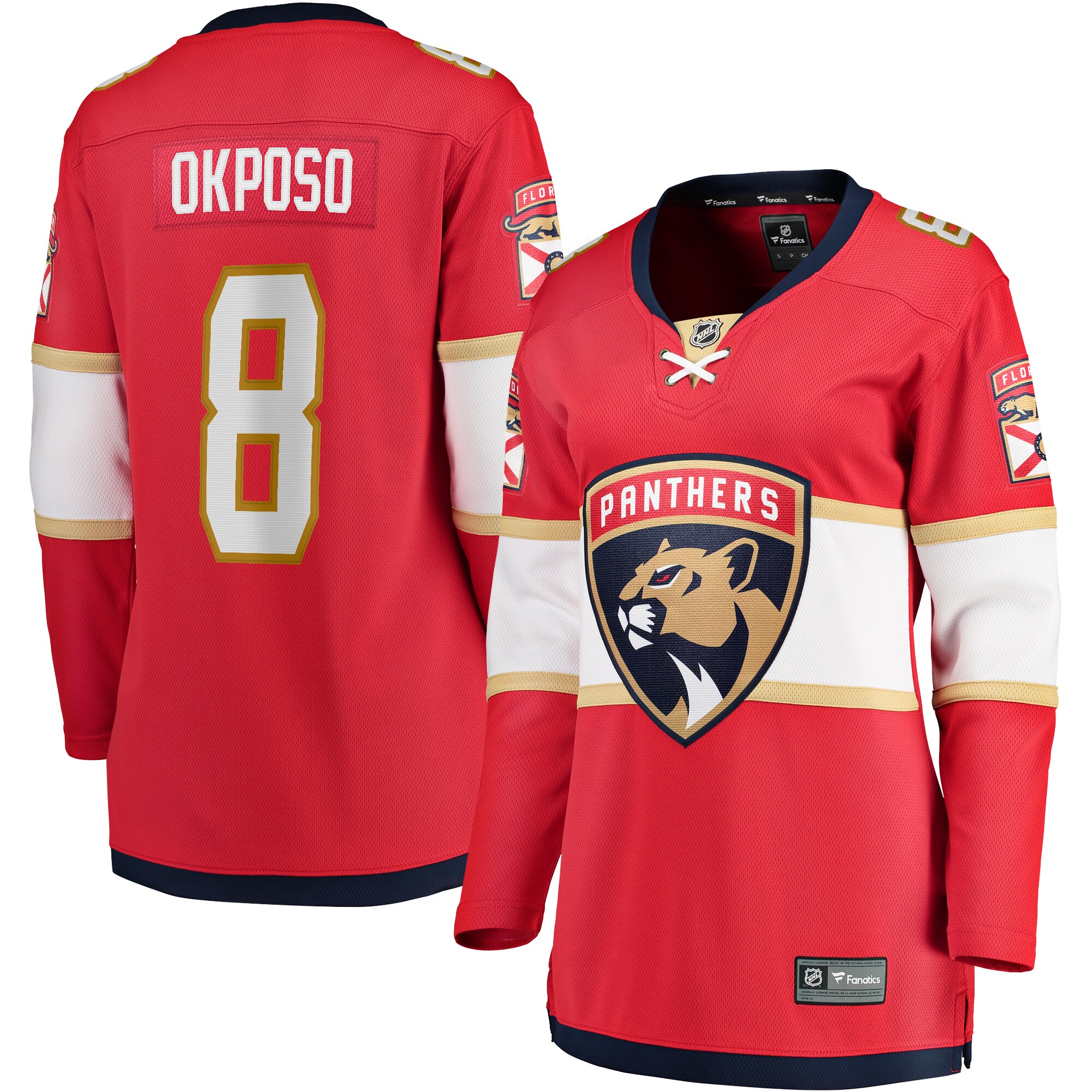 Kyle Okposo Florida Panthers Fanatics Women's Home Breakaway Player Jersey - Red