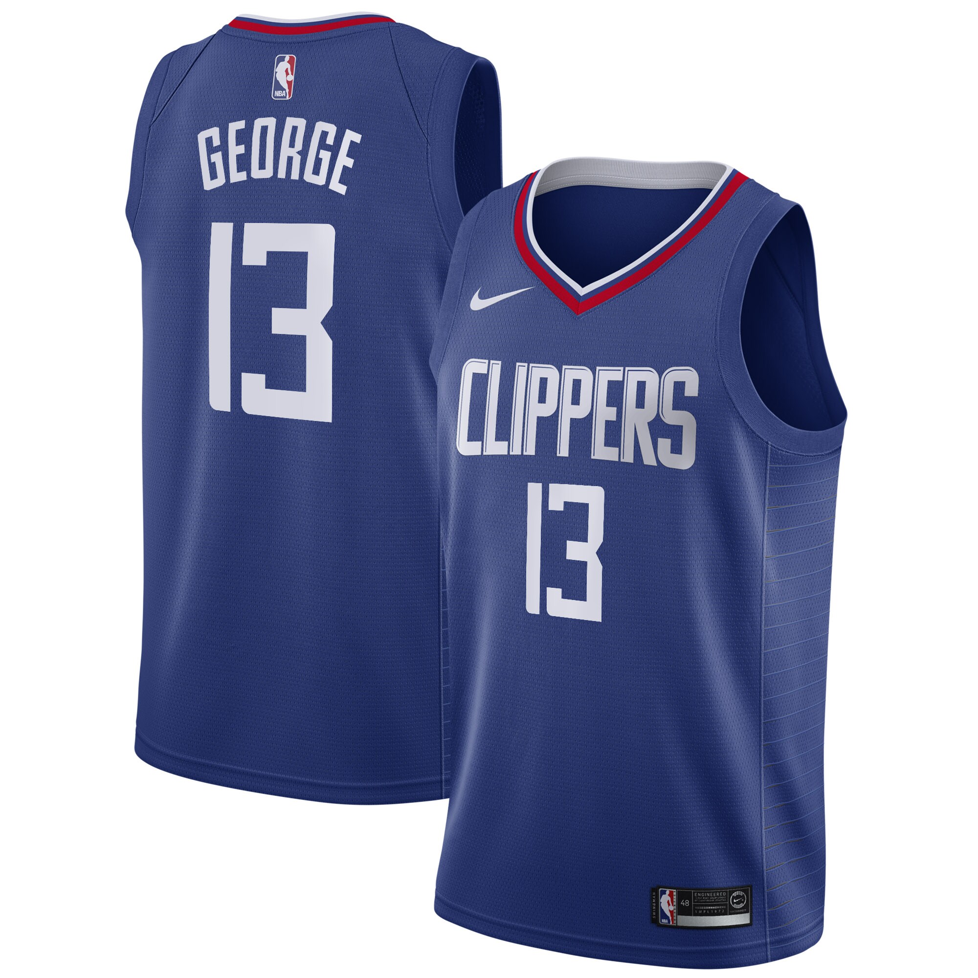 Paul George LA Clippers  2019\/20 Swingman Jersey Blue - Icon Edition