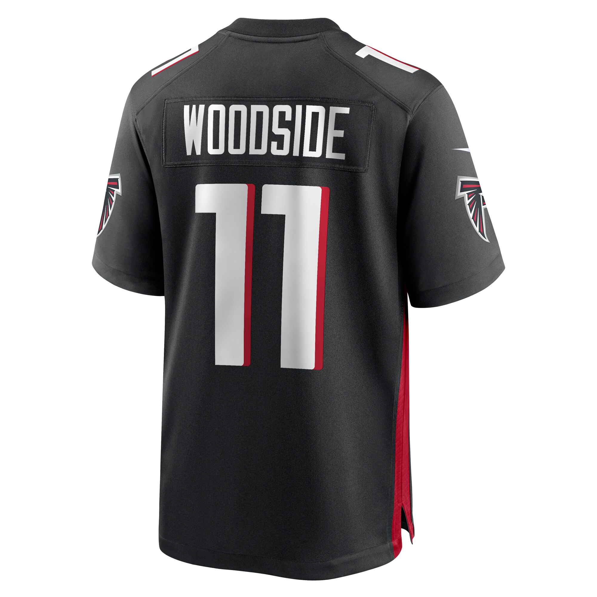 Logan Woodside Atlanta Falcons  Team Game Jersey -  Black