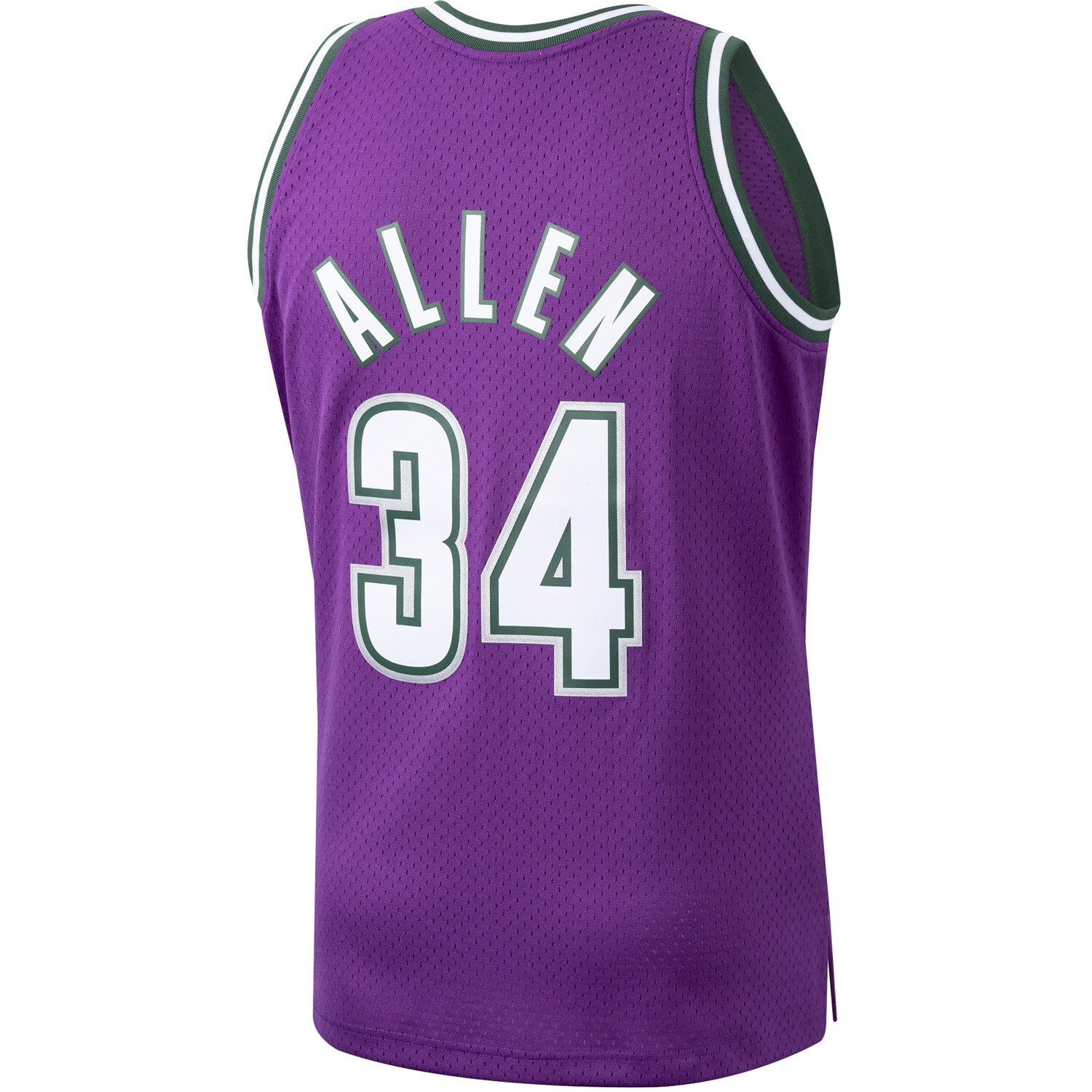 Ray Allen Milwaukee Bucks Mitchell & Ness 2000\/01 Hardwood Classics Swingman Jersey - Purple