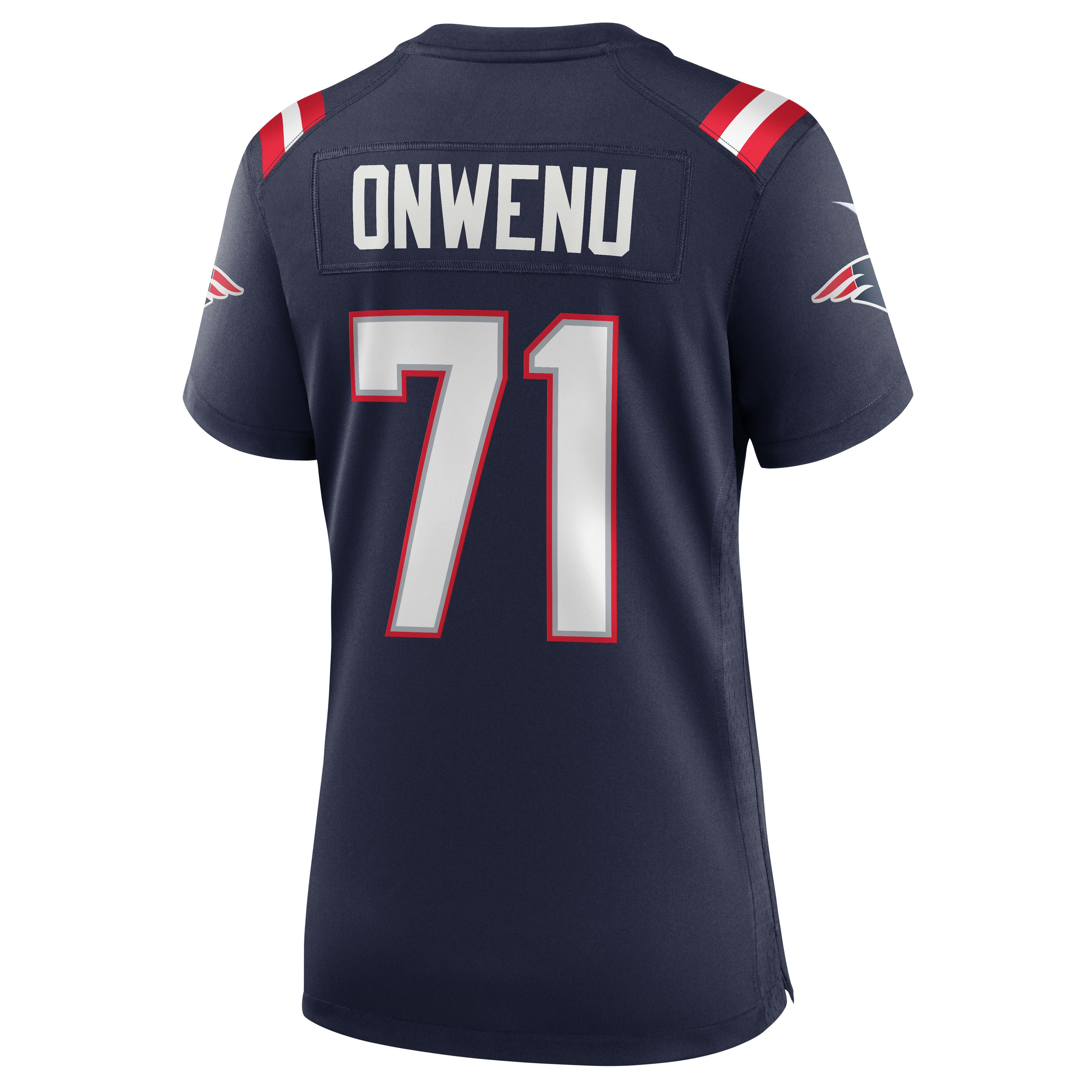 Mike Onwenu New England Patriots  Women's Team Game Jersey - Navy