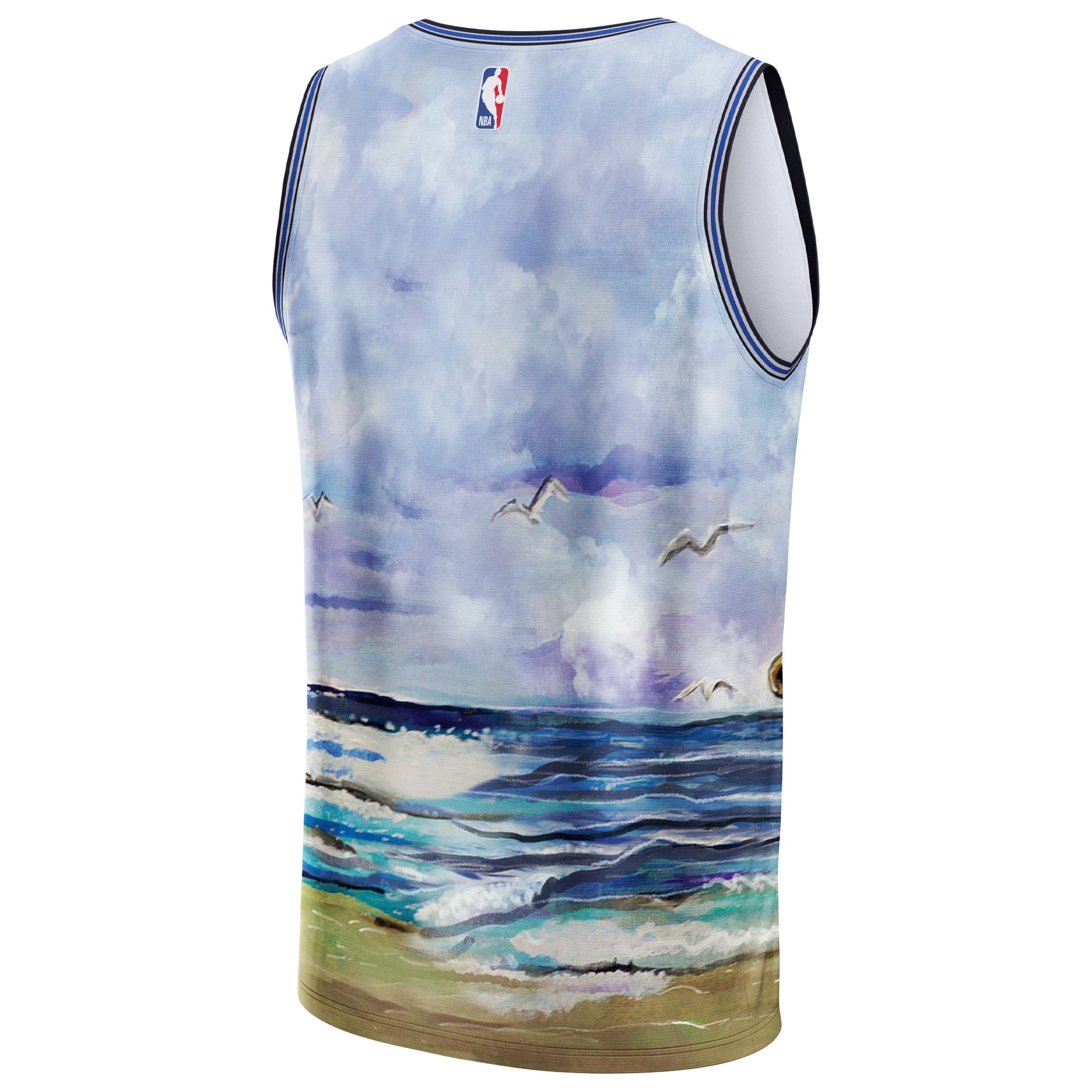 Dallas Mavericks NBA & KidSuper Studios by Fanatics Unisex Hometown Jersey - Blue