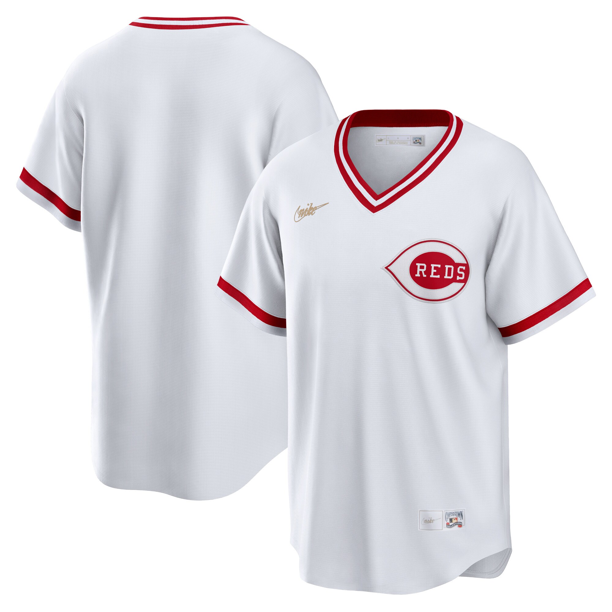 Cincinnati Reds  Home Cooperstown Collection Team Jersey - White