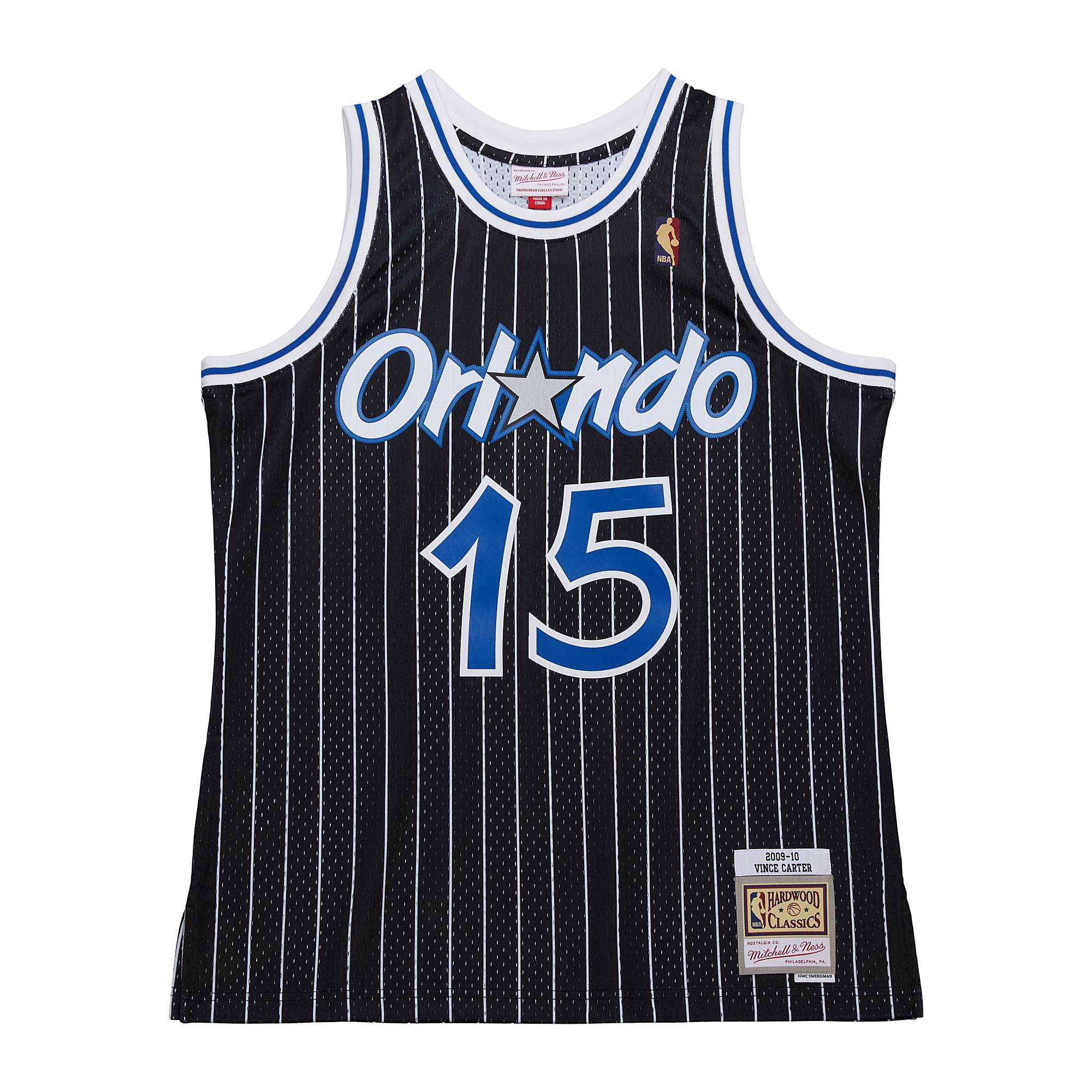 Vince Carter Orlando Magic Mitchell & Ness 2009\/10 Hardwood Classics Swingman Jersey - Black
