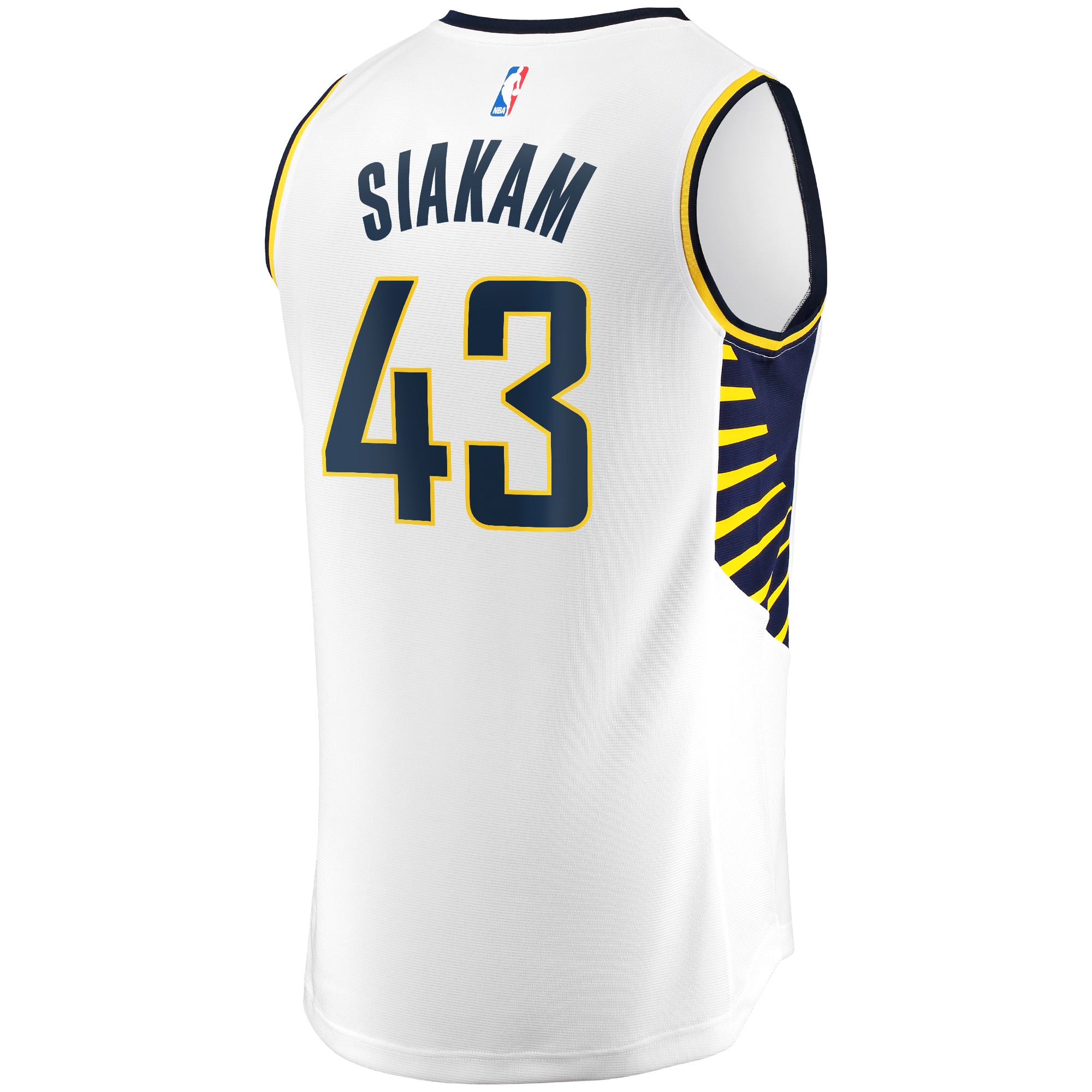 Pascal Siakam Indiana Pacers Fanatics Youth Fast Break Player Jersey - Association Edition - White