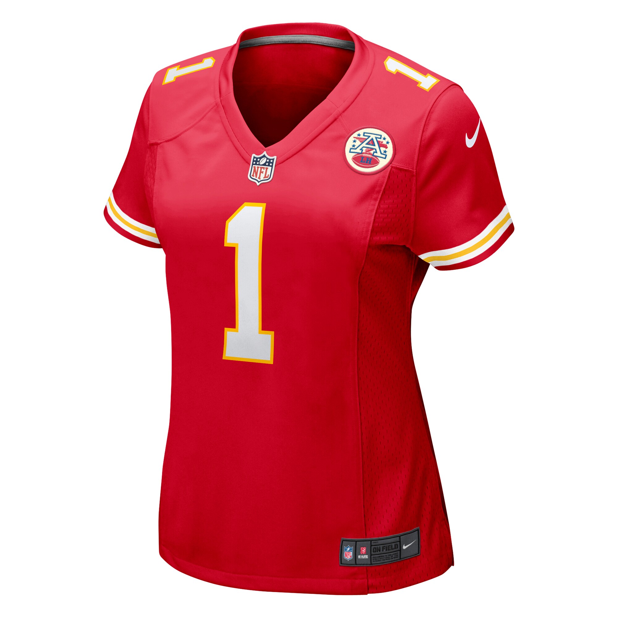 Number 1 Mom Kansas City Chiefs  Women's Game Jersey - Red