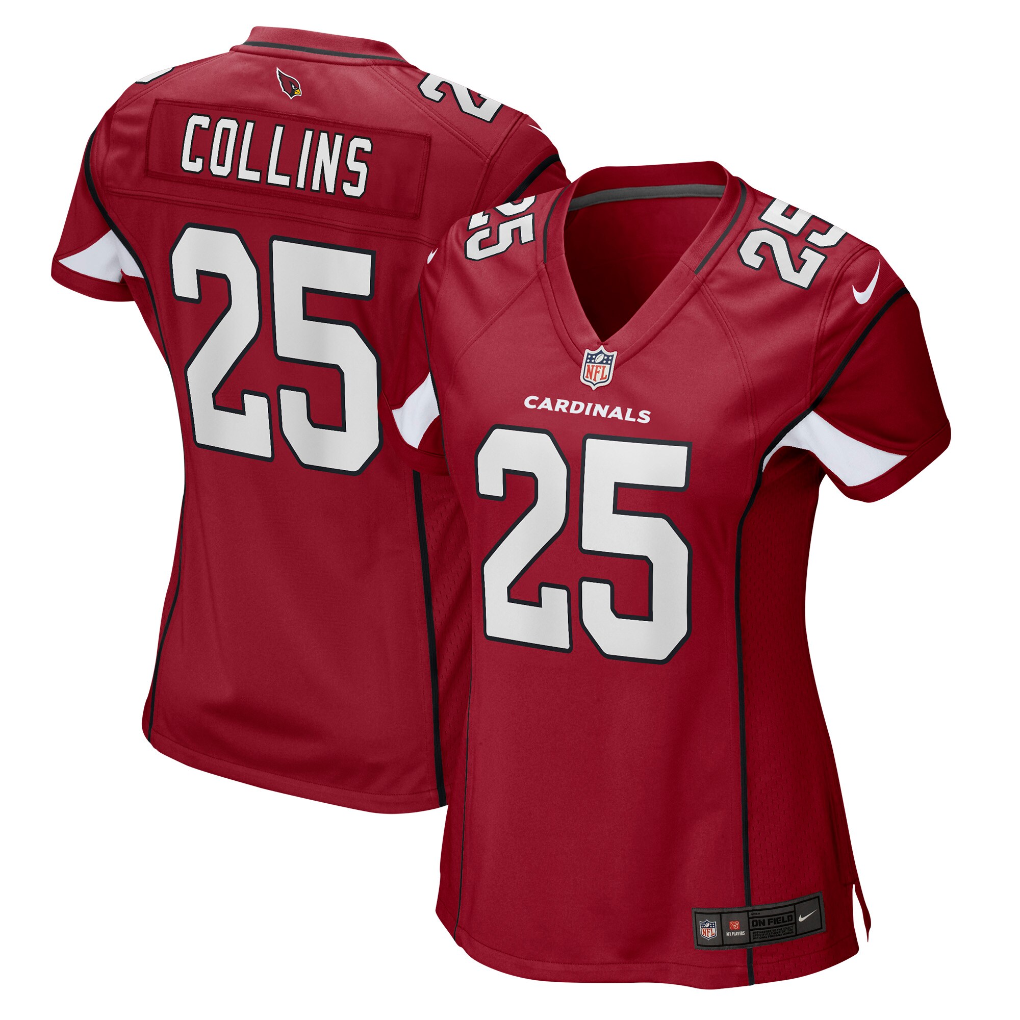 Zaven Collins Arizona Cardinals  Women's Game Jersey - Cardinal