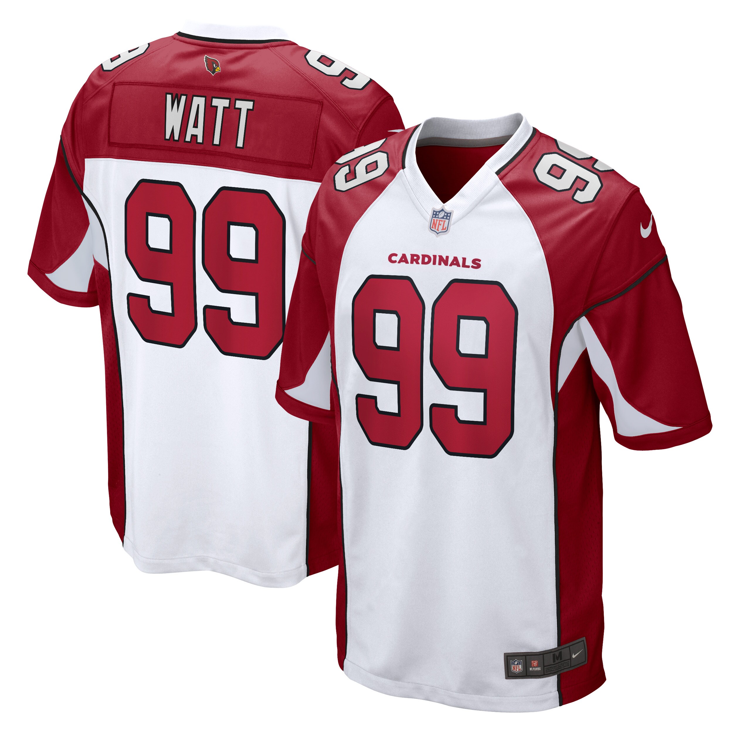 J.J. Watt Arizona Cardinals  Game Jersey - White