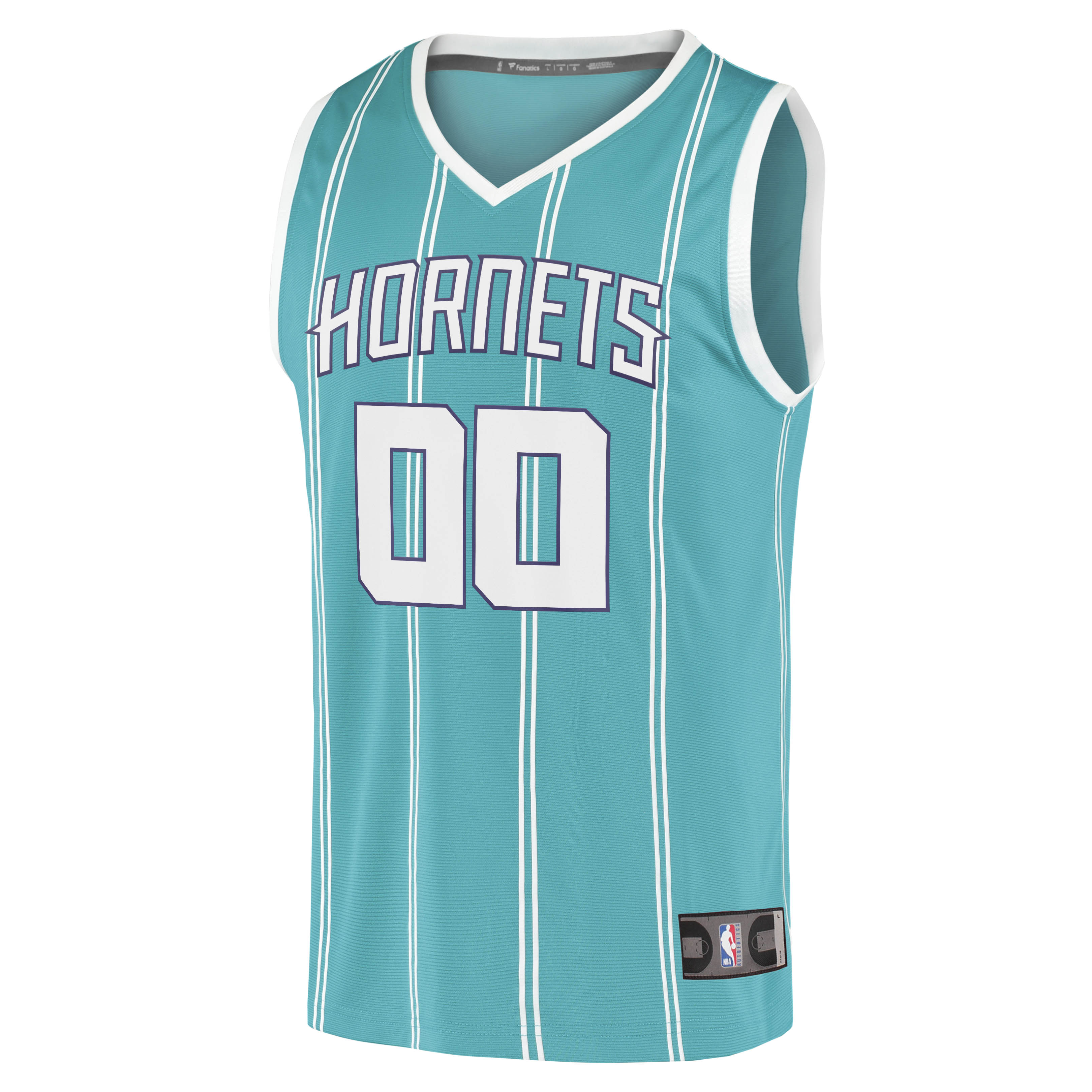 Charlotte Hornets Fanatics Youth 2020 Fast Break Replica Custom Jersey - Icon Edition - Teal