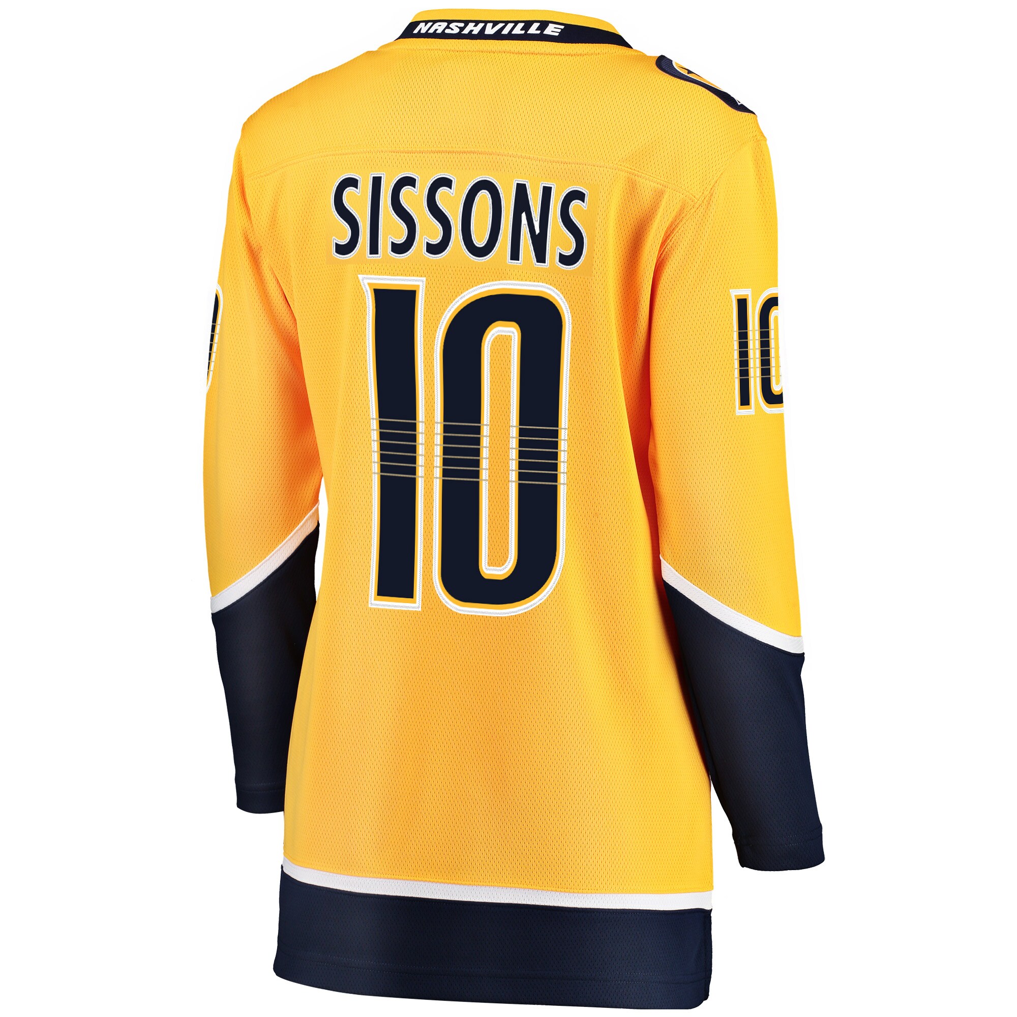 Colton Sissons Nashville Predators Fanatics Women's Breakaway Player Jersey - Gold