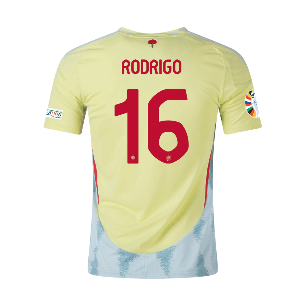 Rodrigo 16 Spain National Team 2024 Away Men Jersey - Yellow