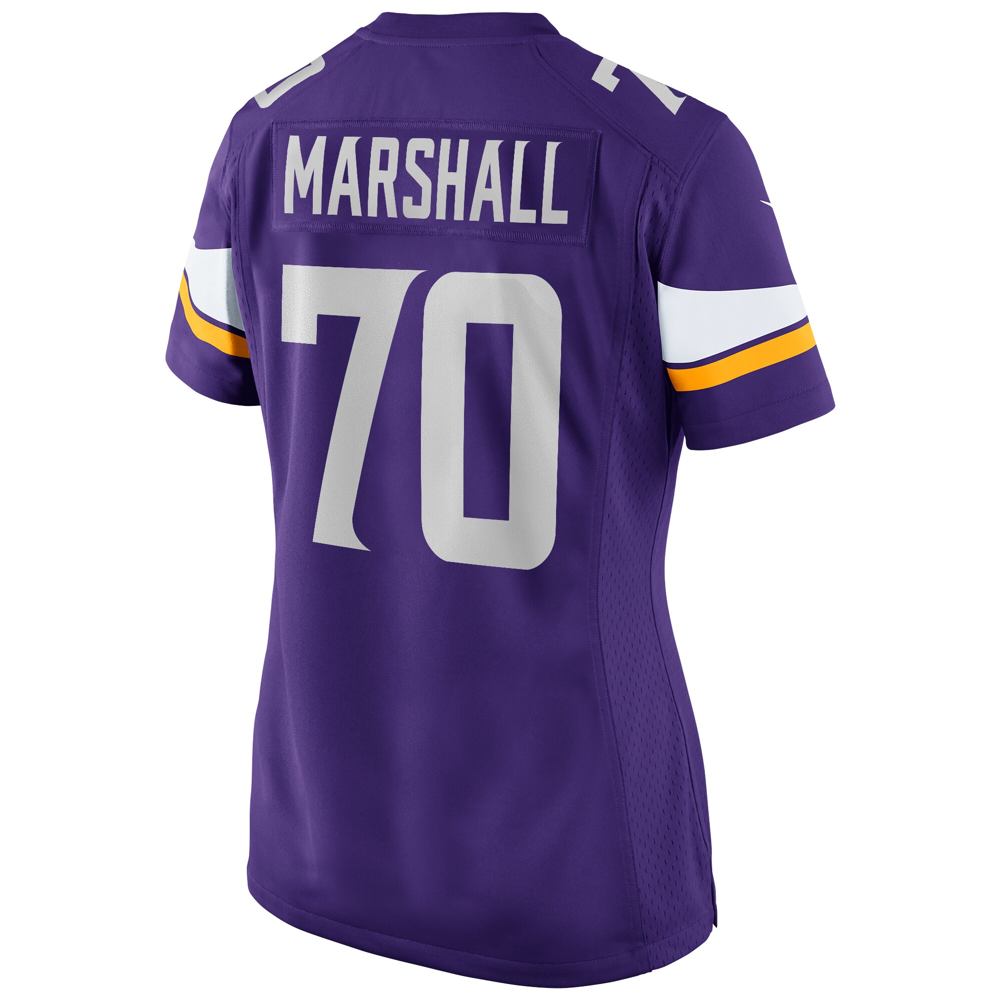 Jim Marshall Minnesota Vikings  Women's Game Retired Player Jersey - Purple