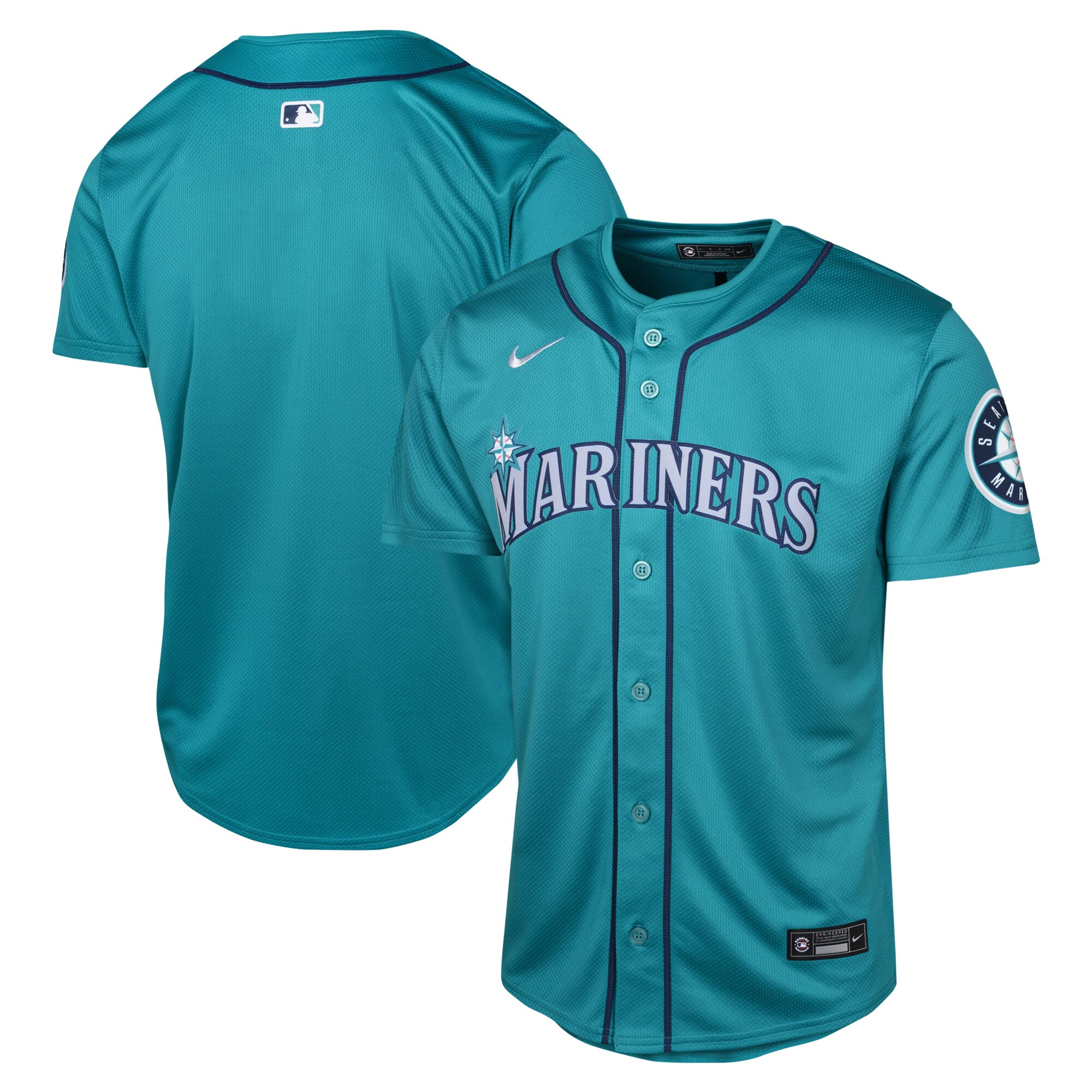 Seattle Mariners  Youth Alternate Limited Jersey - Aqua
