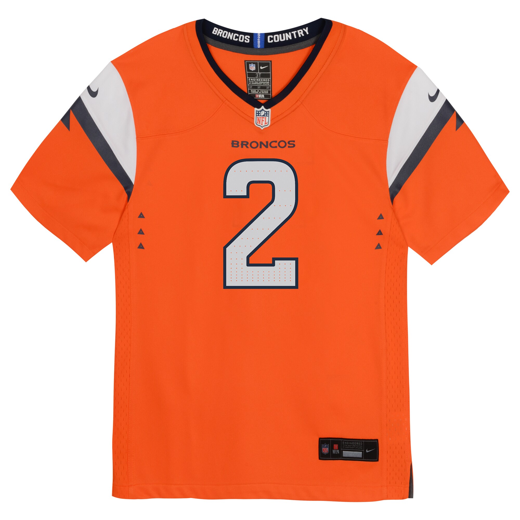 Patrick Surtain II Denver Broncos  Toddler Game Jersey - Orange
