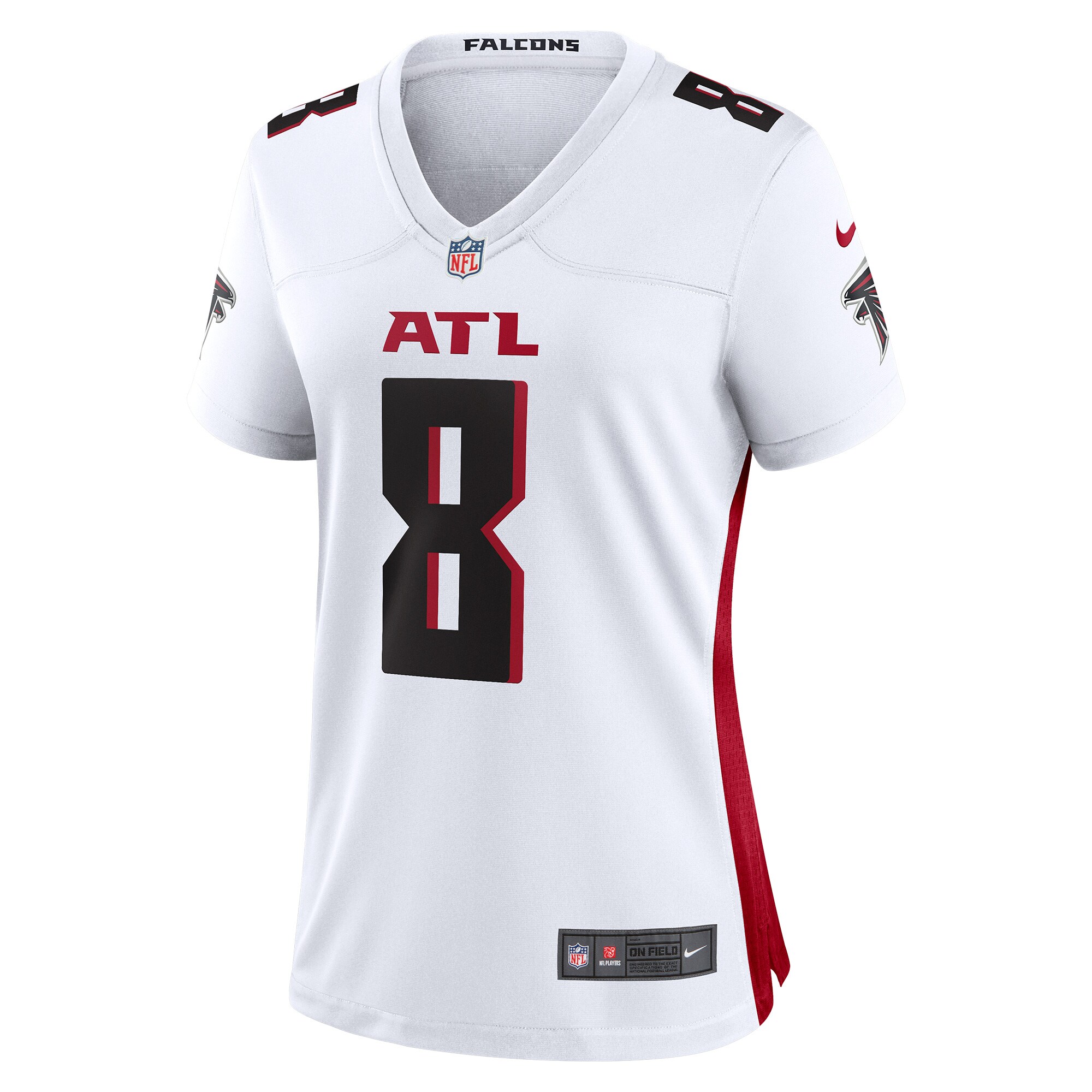 Kyle Pitts Atlanta Falcons  Women's Game Player Jersey - White