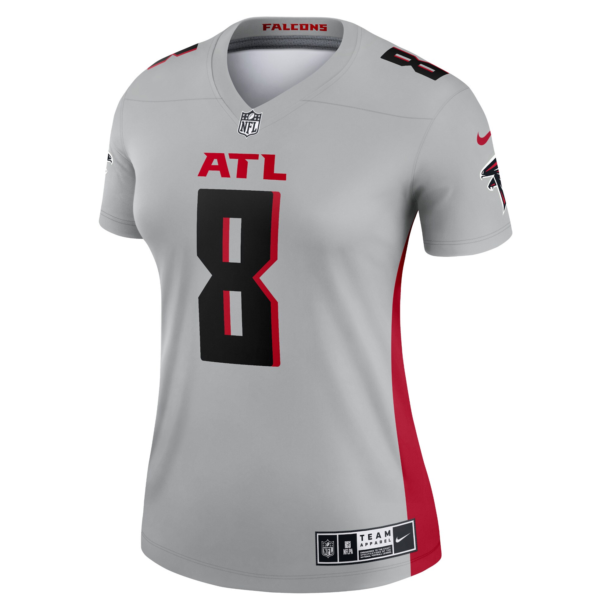 Kyle Pitts Atlanta Falcons  Women's Inverted Legend Jersey - Gray