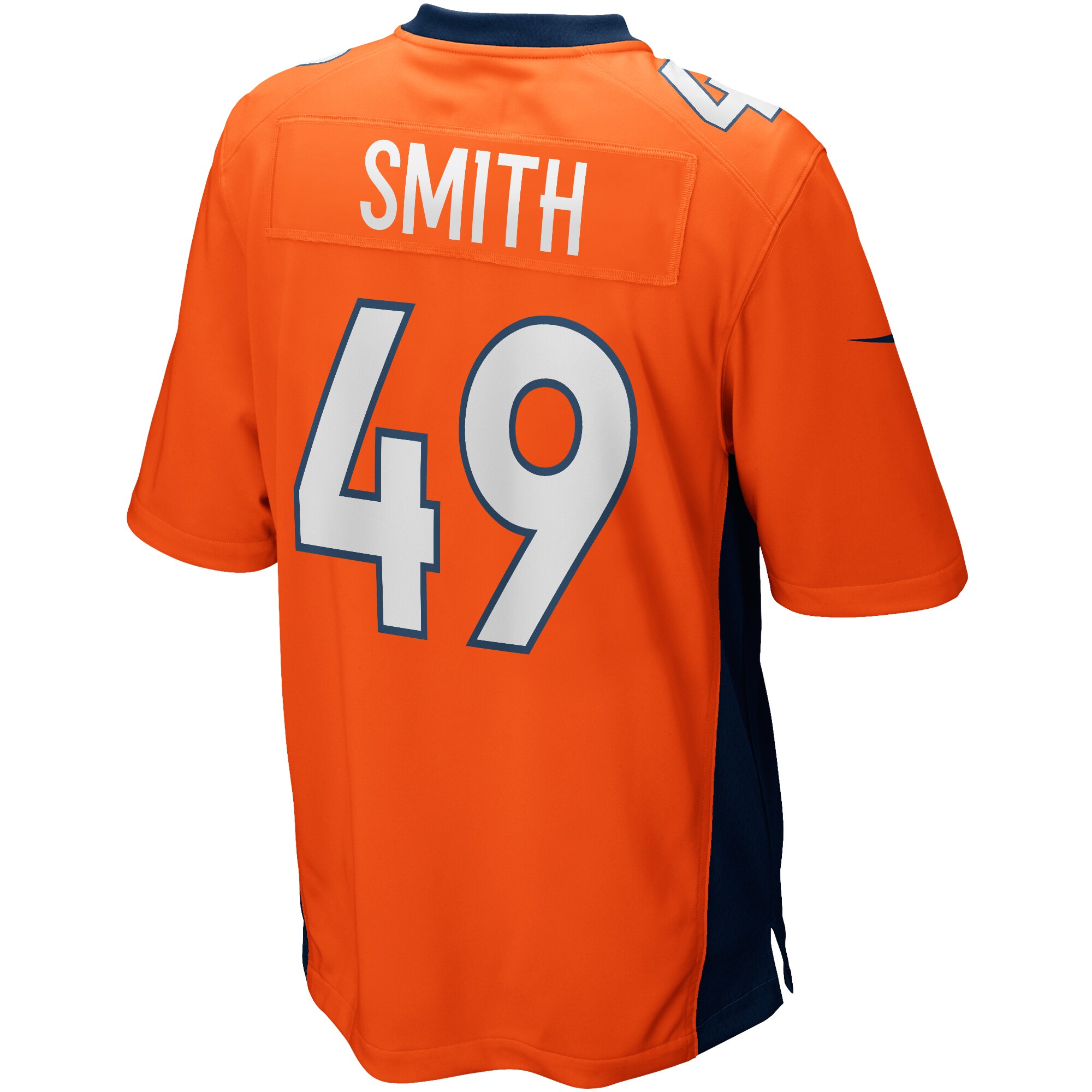 Dennis Smith Denver Broncos  Game Retired Player Jersey - Orange