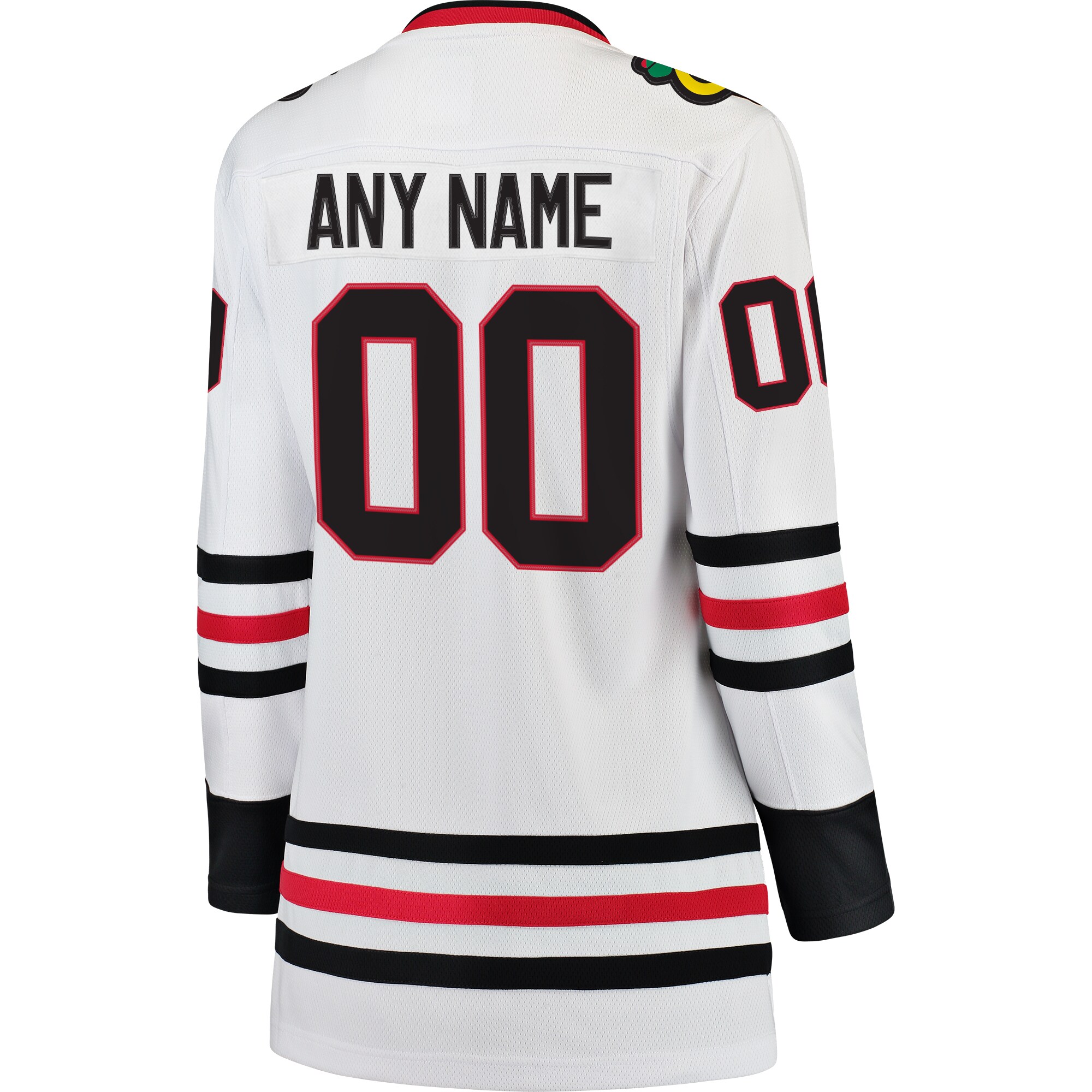 Chicago Blackhawks Fanatics Women's Away Breakaway Custom Jersey - White