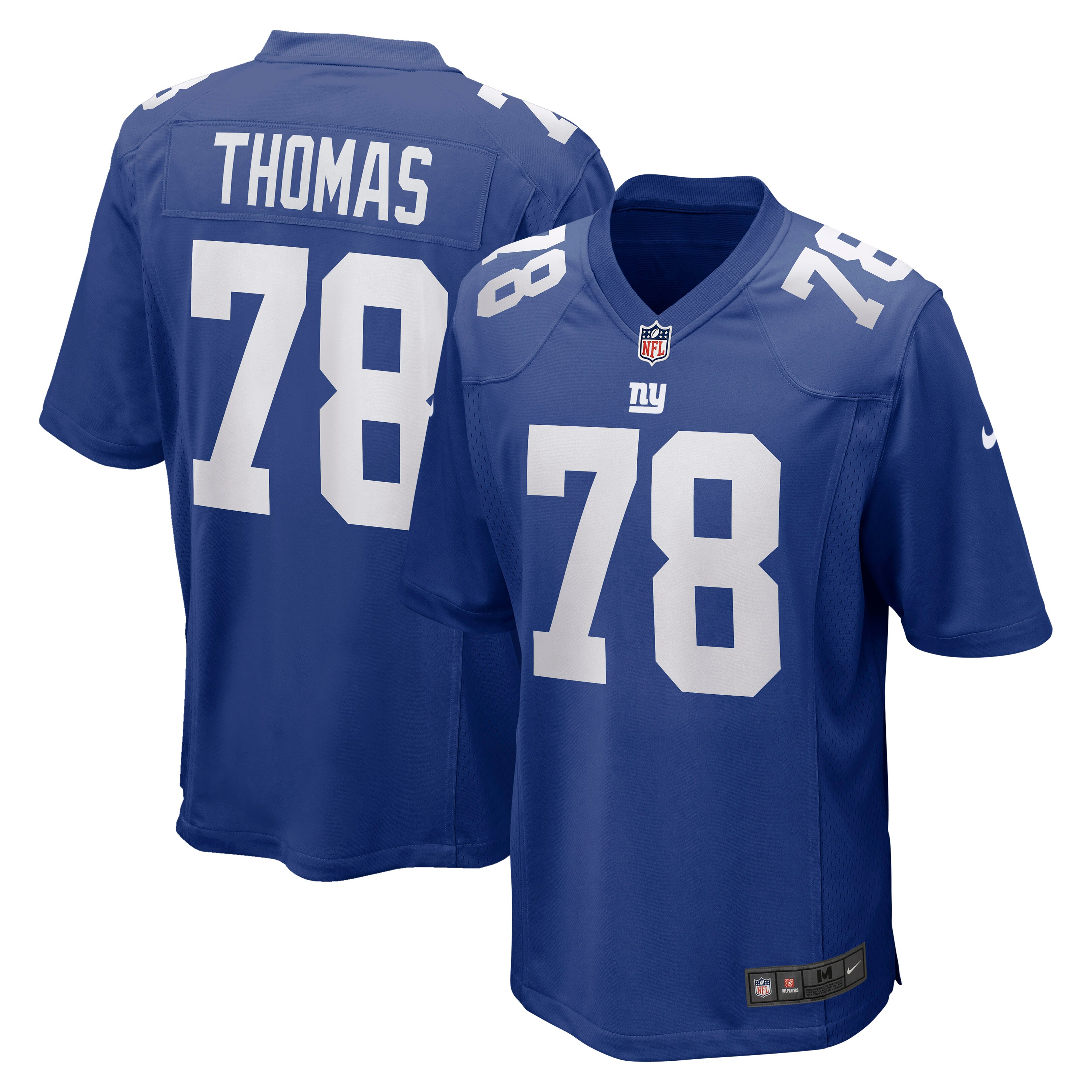 Andrew Thomas New York Giants  Player Game Jersey - Royal