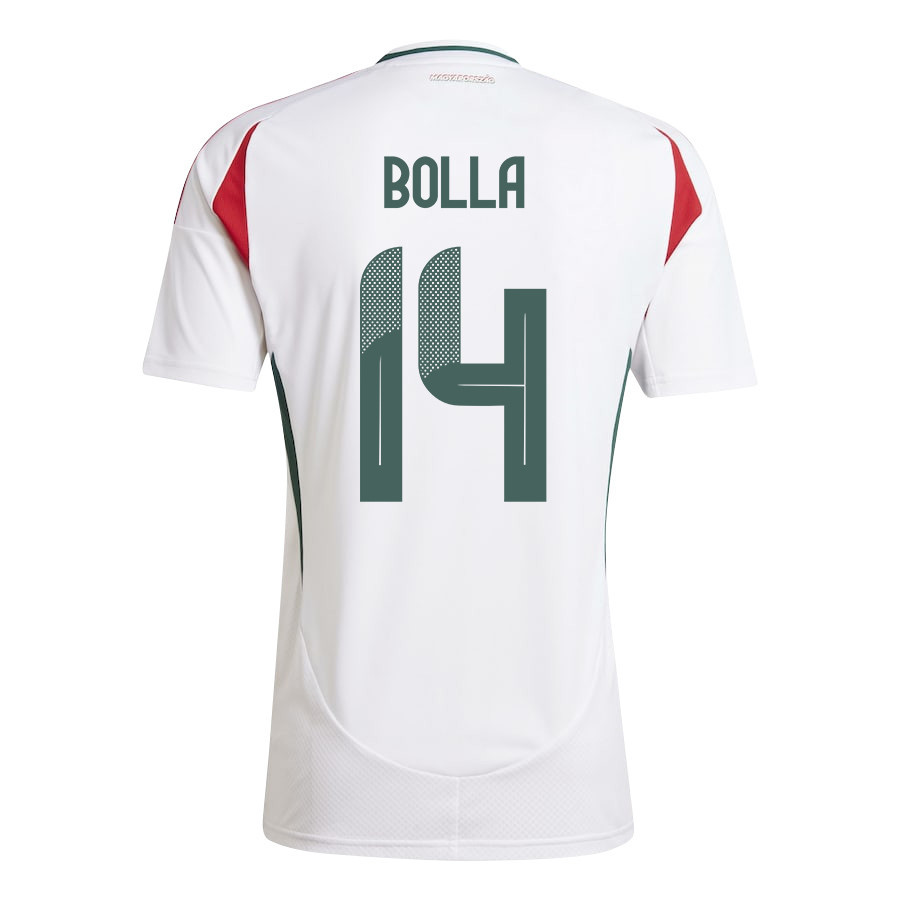 Bendegúz Bolla 14 Hungary National Team 2024/25 Away Men Jersey - White