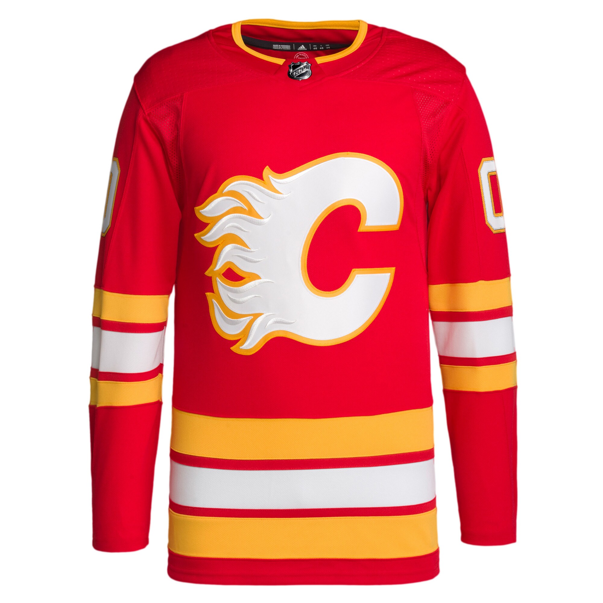 Calgary Flames adidas  Home 2020\/21 Primegreen Authentic Custom Jersey - Red