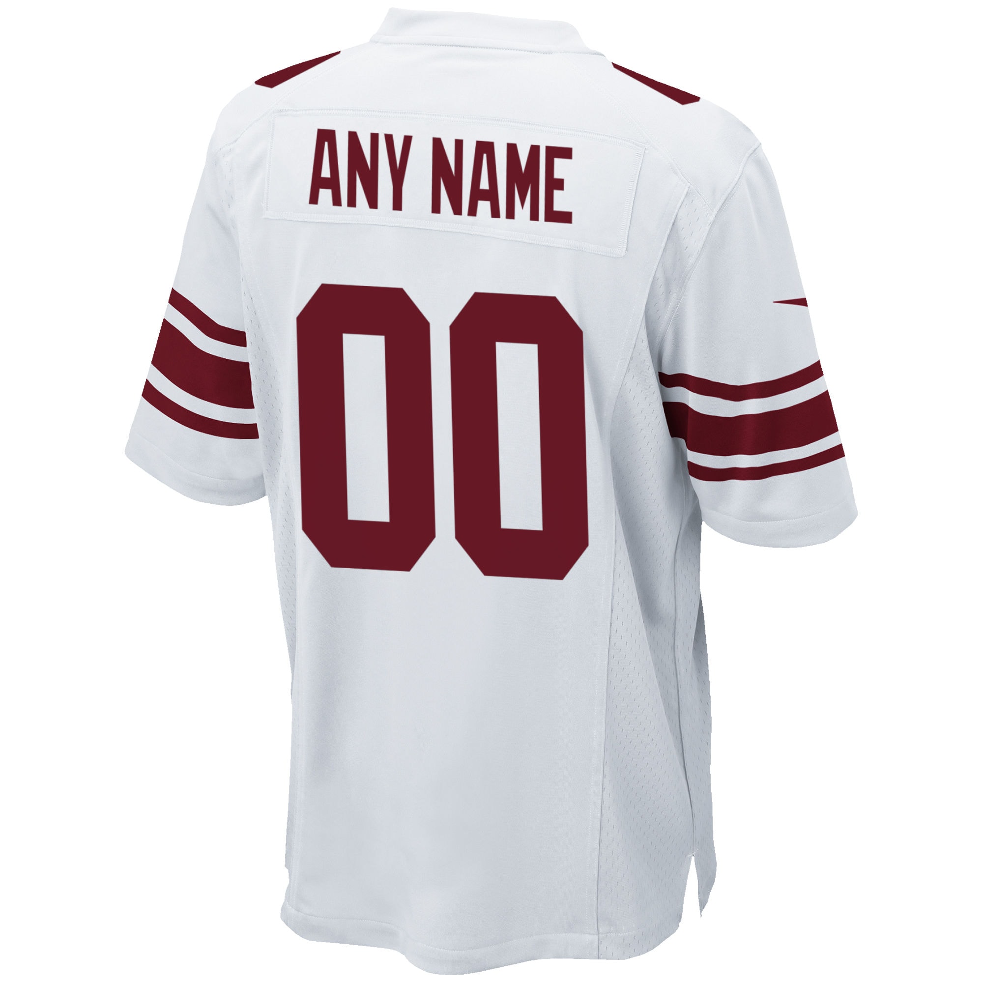 New York Giants  Custom Game Jersey - White