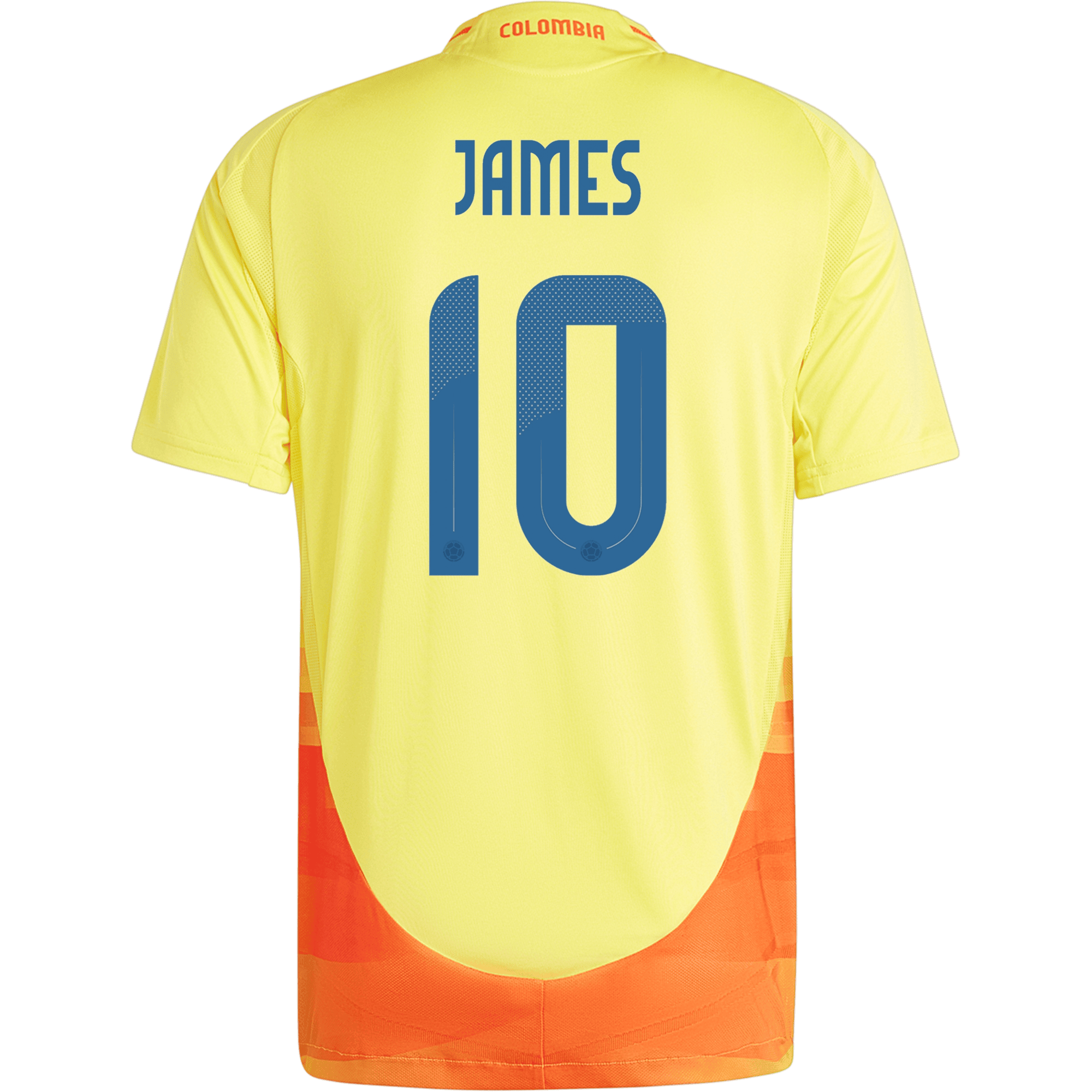 James Rodríguez 10 Colombia National Team 2024 Home Men Jersey - Yellow