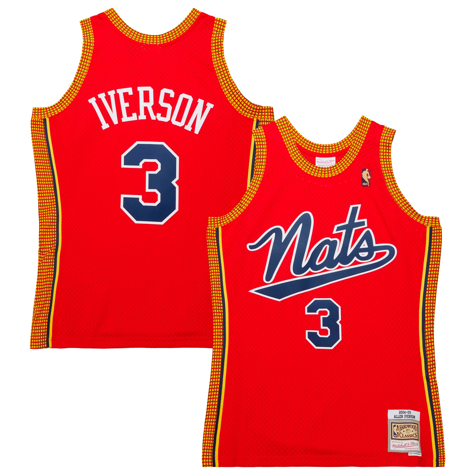 Allen Iverson Philadelphia 76ers Mitchell & Ness  2004\/05 Hardwood Classics Swingman Jersey - Red