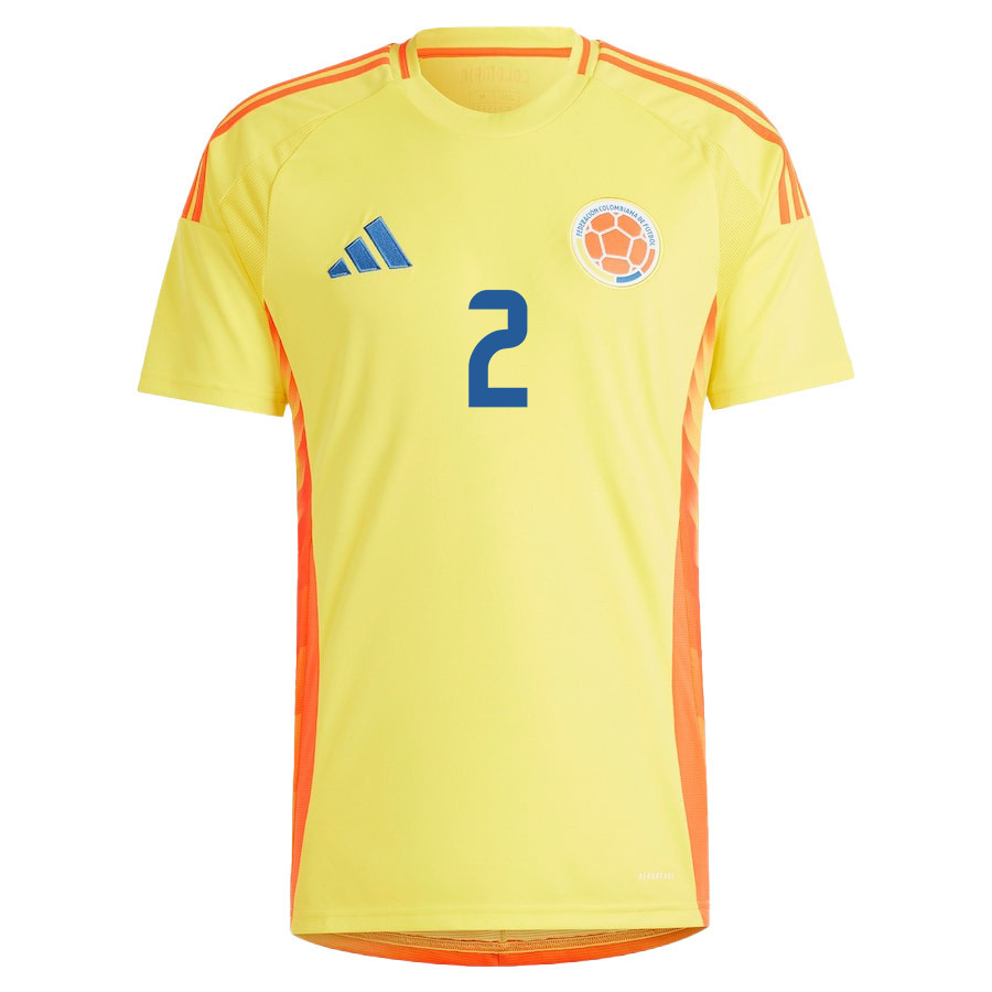 Carlos Cuesta 2 Colombia National Team 2024/25 Home Men Jersey - Yellow
