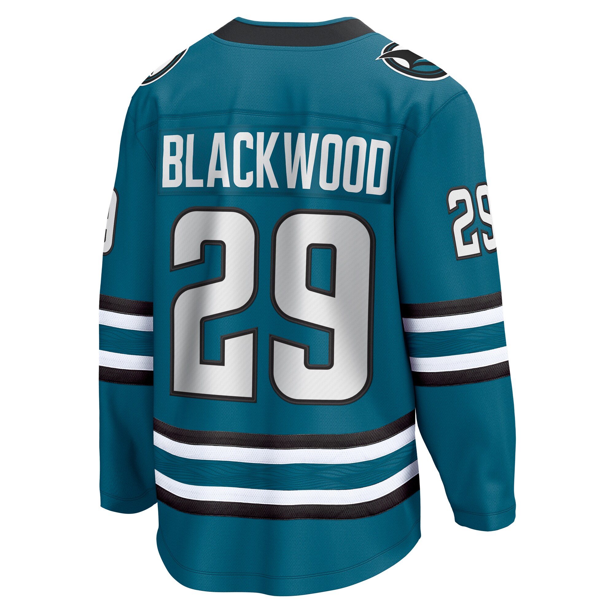 Mackenzie Blackwood San Jose Sharks Fanatics Home Breakaway Jersey - Teal